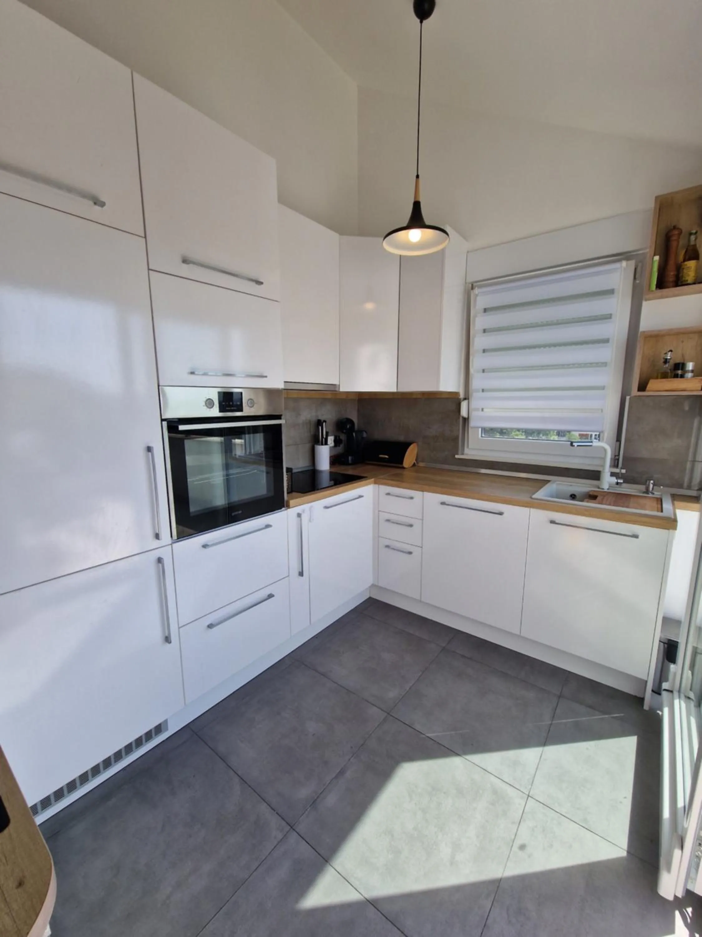 Kitchen or kitchenette in Apartments Mak & Lux - sea & sunset top view