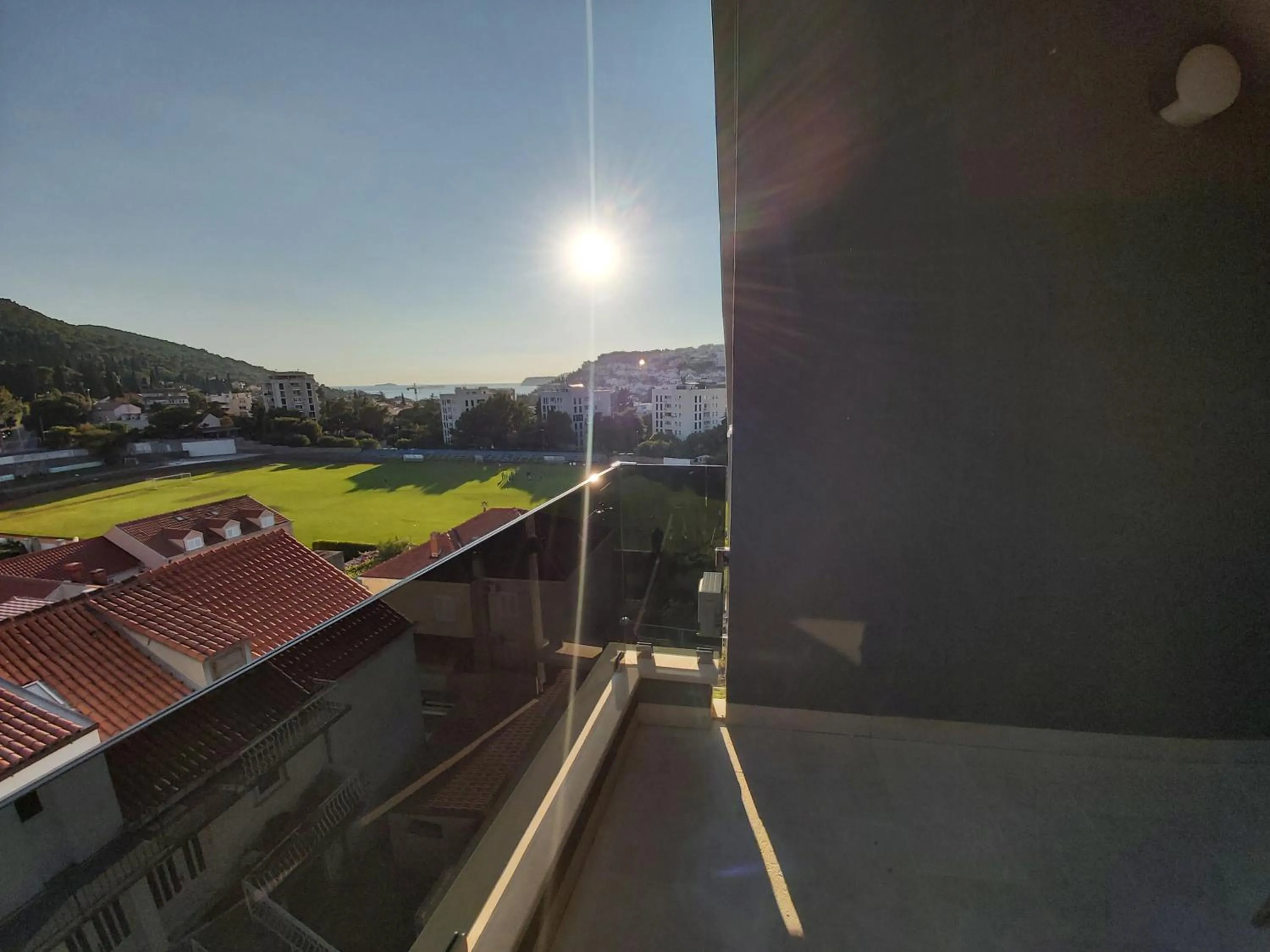 Sunset in Apartments Mak & Lux - sea & sunset top view