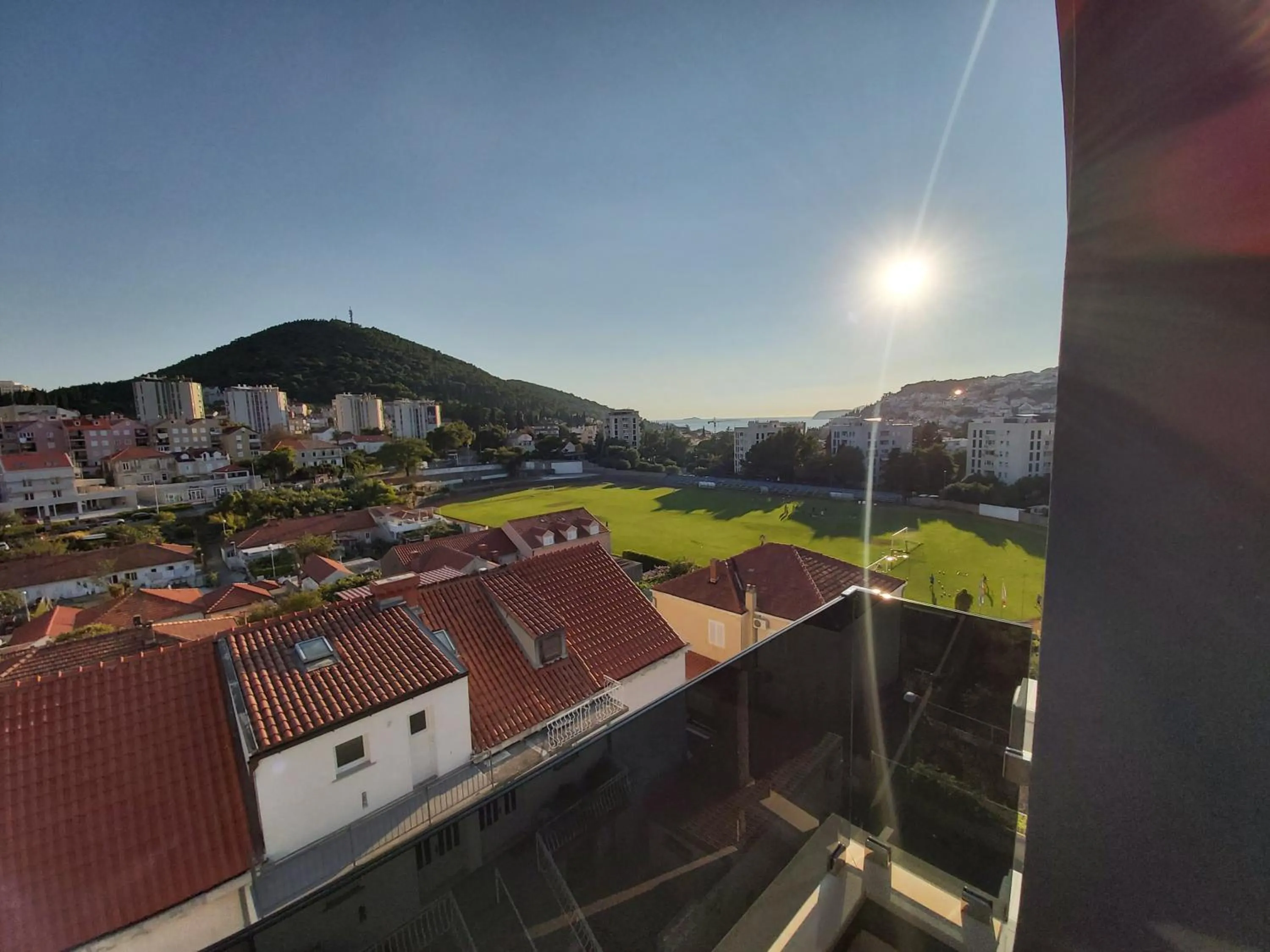 Day in Apartments Mak & Lux - sea & sunset top view