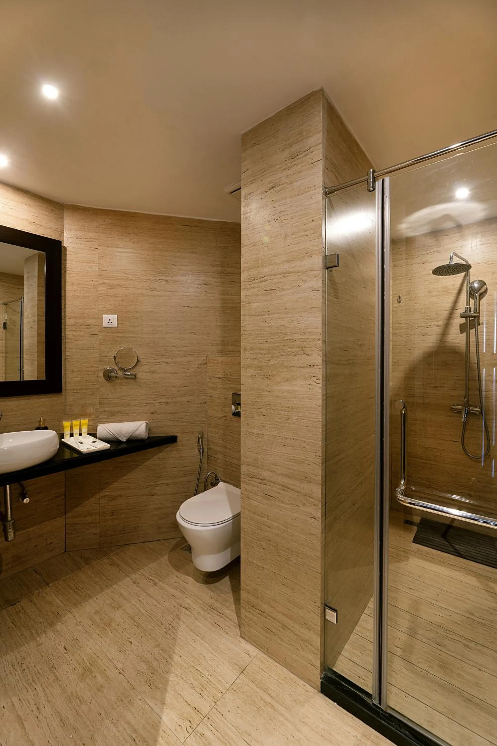 Bathroom in EllBee Mussoorie Hills