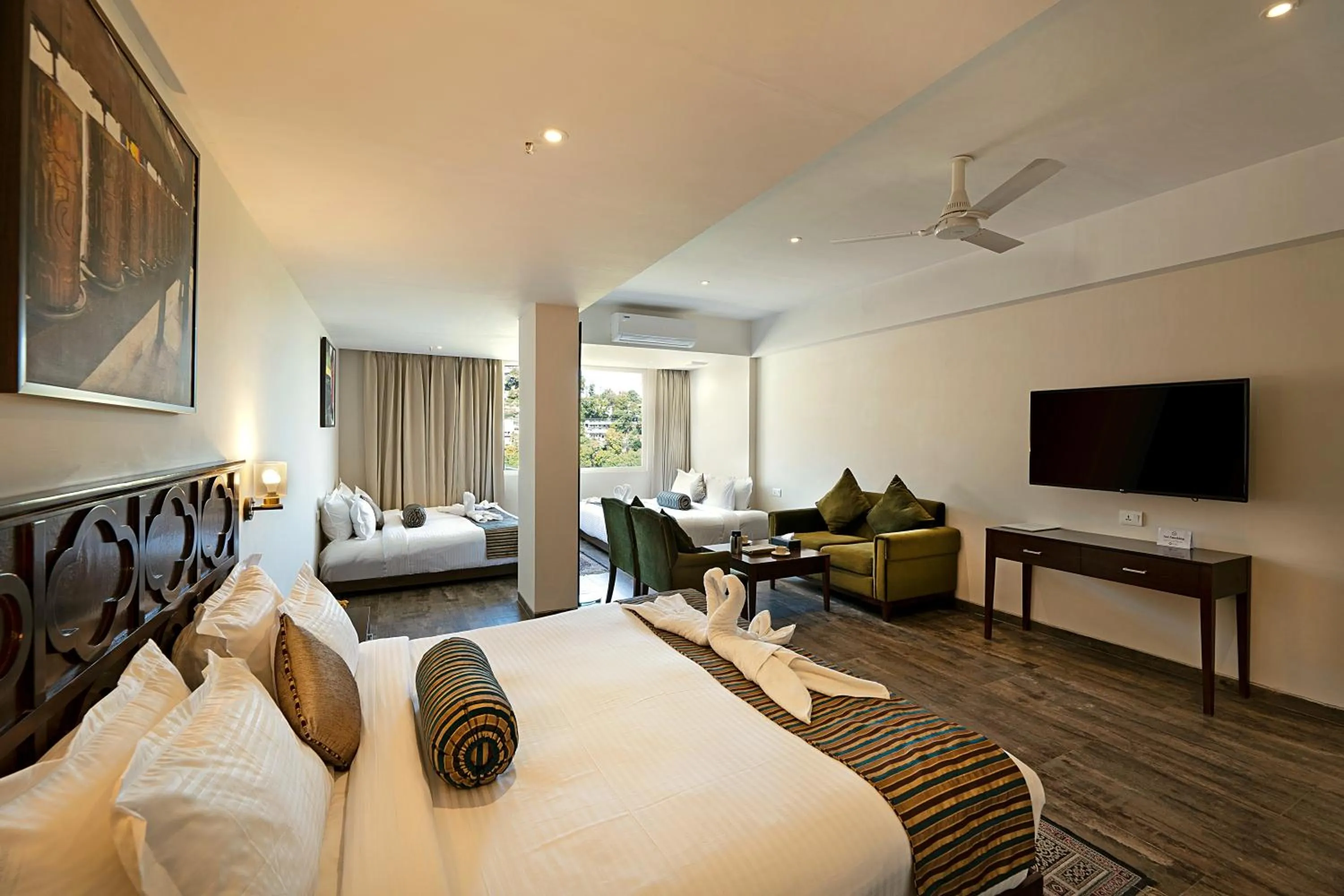 Bedroom in EllBee Mussoorie Hills