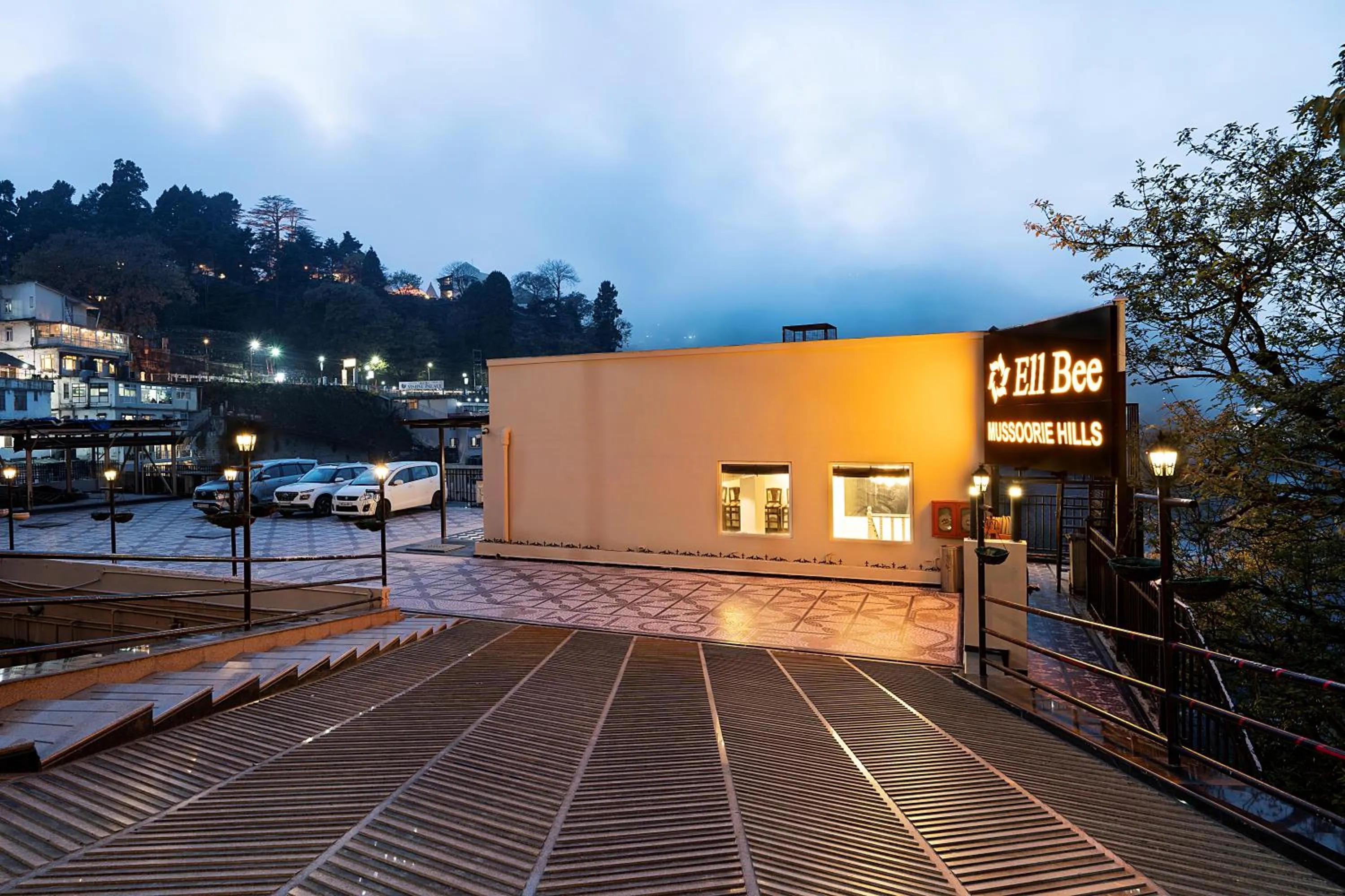 Facade/entrance in EllBee Mussoorie Hills