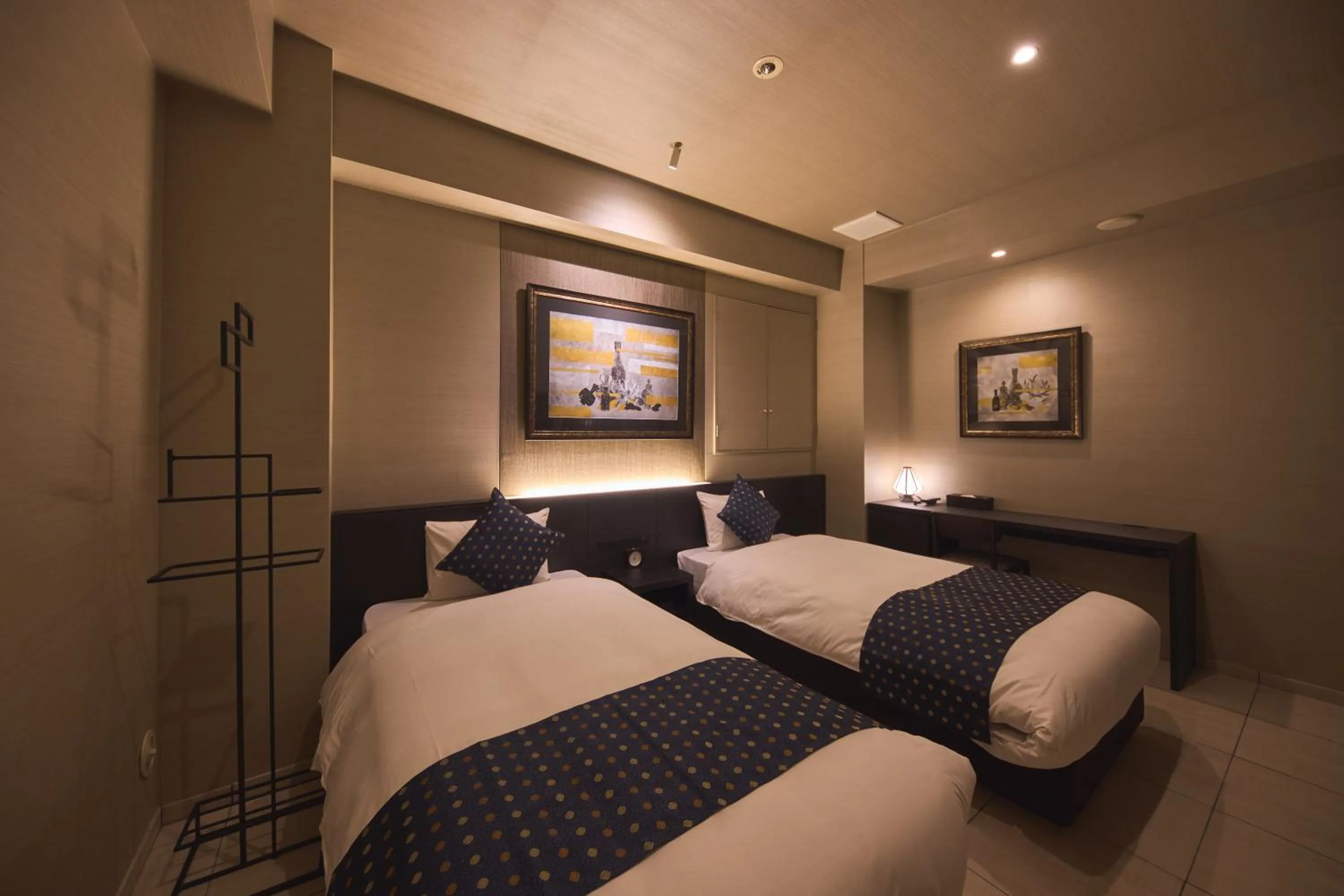 Bed in SAKE Kura Hotel 川崎宿