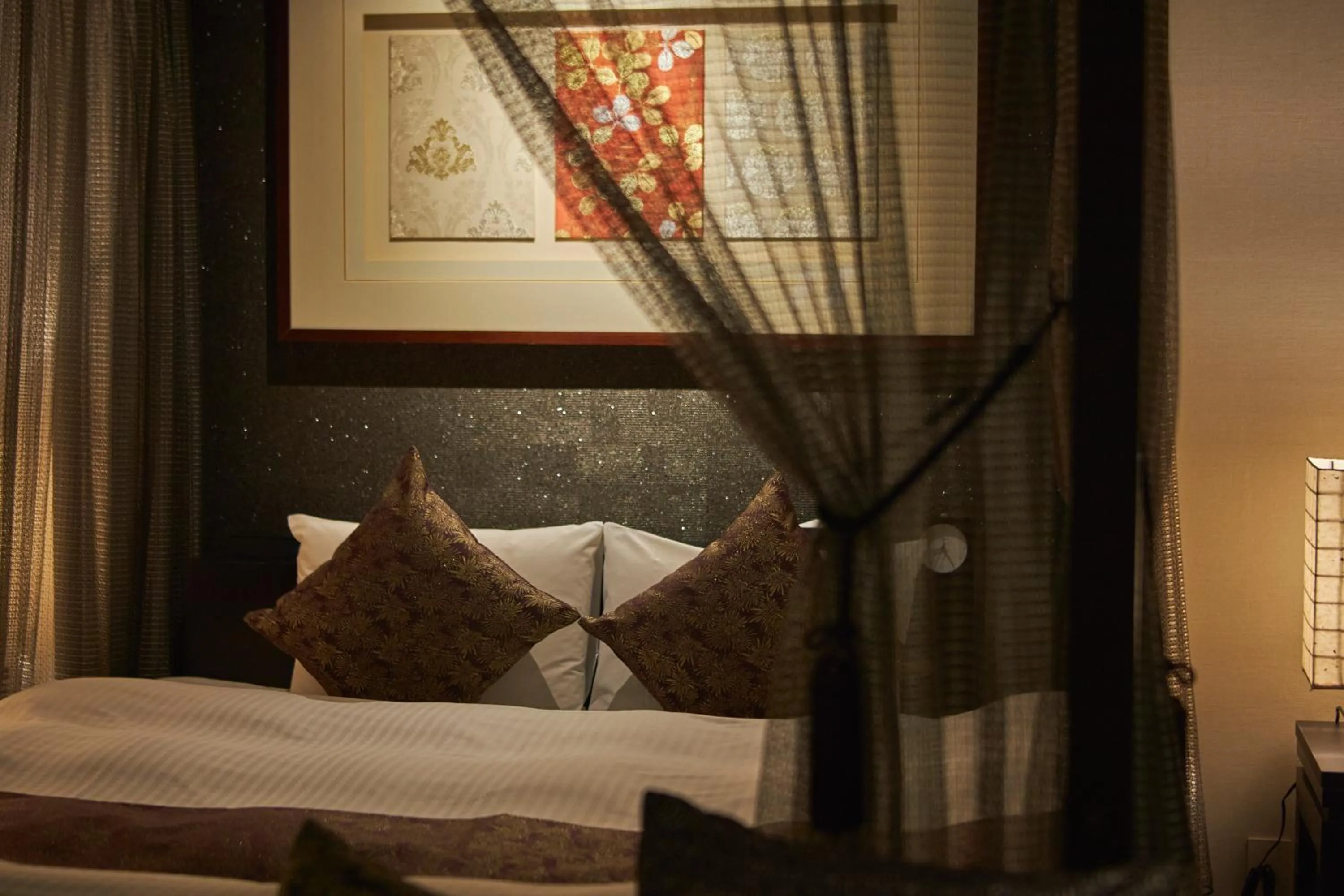 Bed in SAKE Kura Hotel 川崎宿