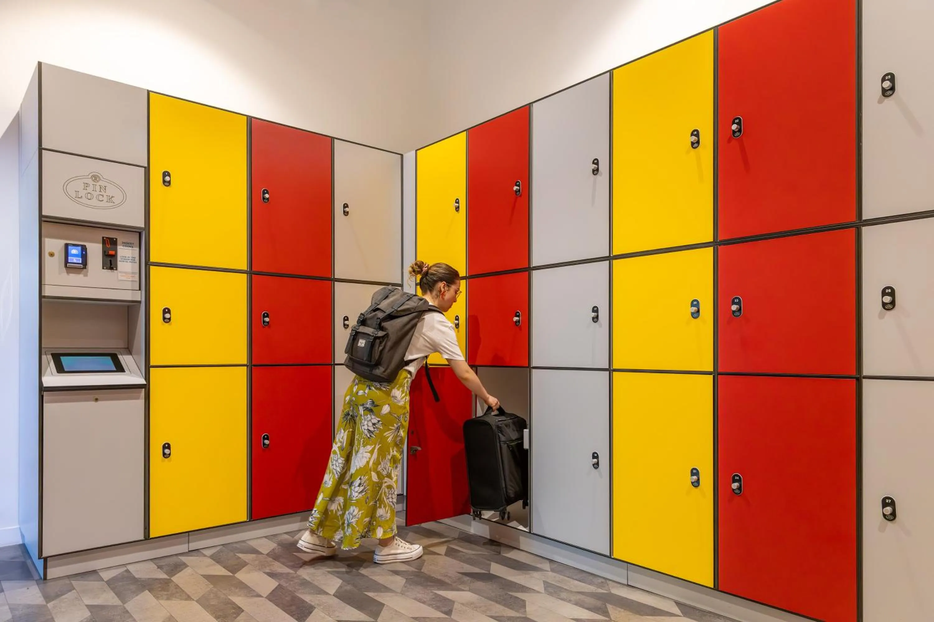 locker in MEININGER Hotel Paris Porte de Vincennes