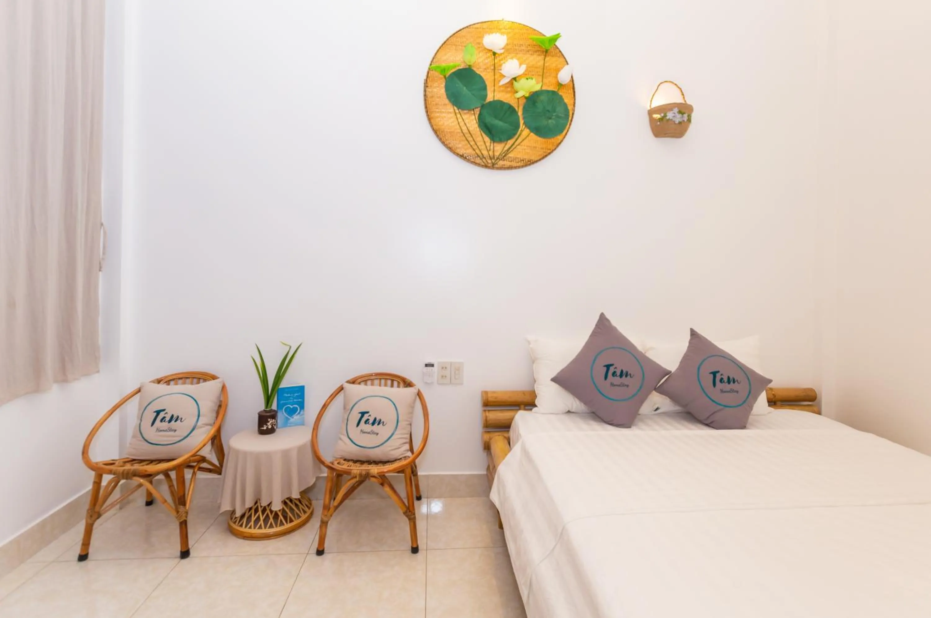 Bed in Tâm Homestay