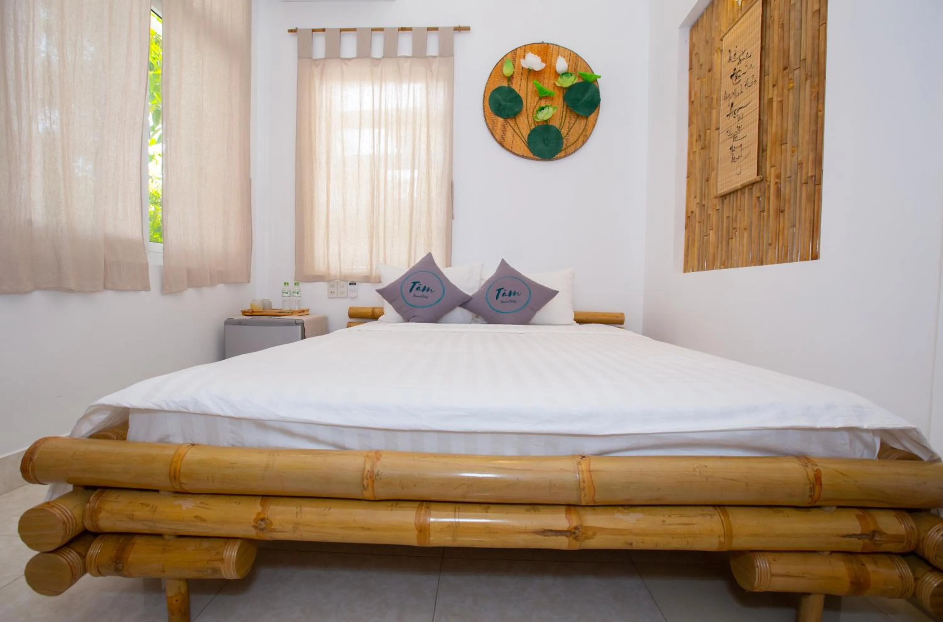 Bed in Tâm Homestay