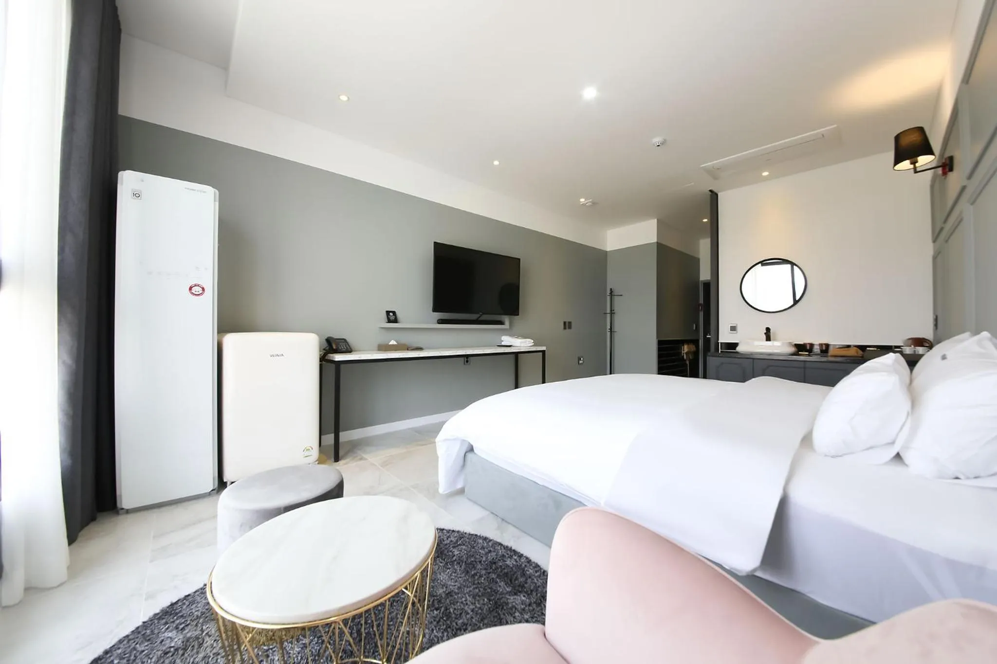 Bed in Hotel Raum Suncheon