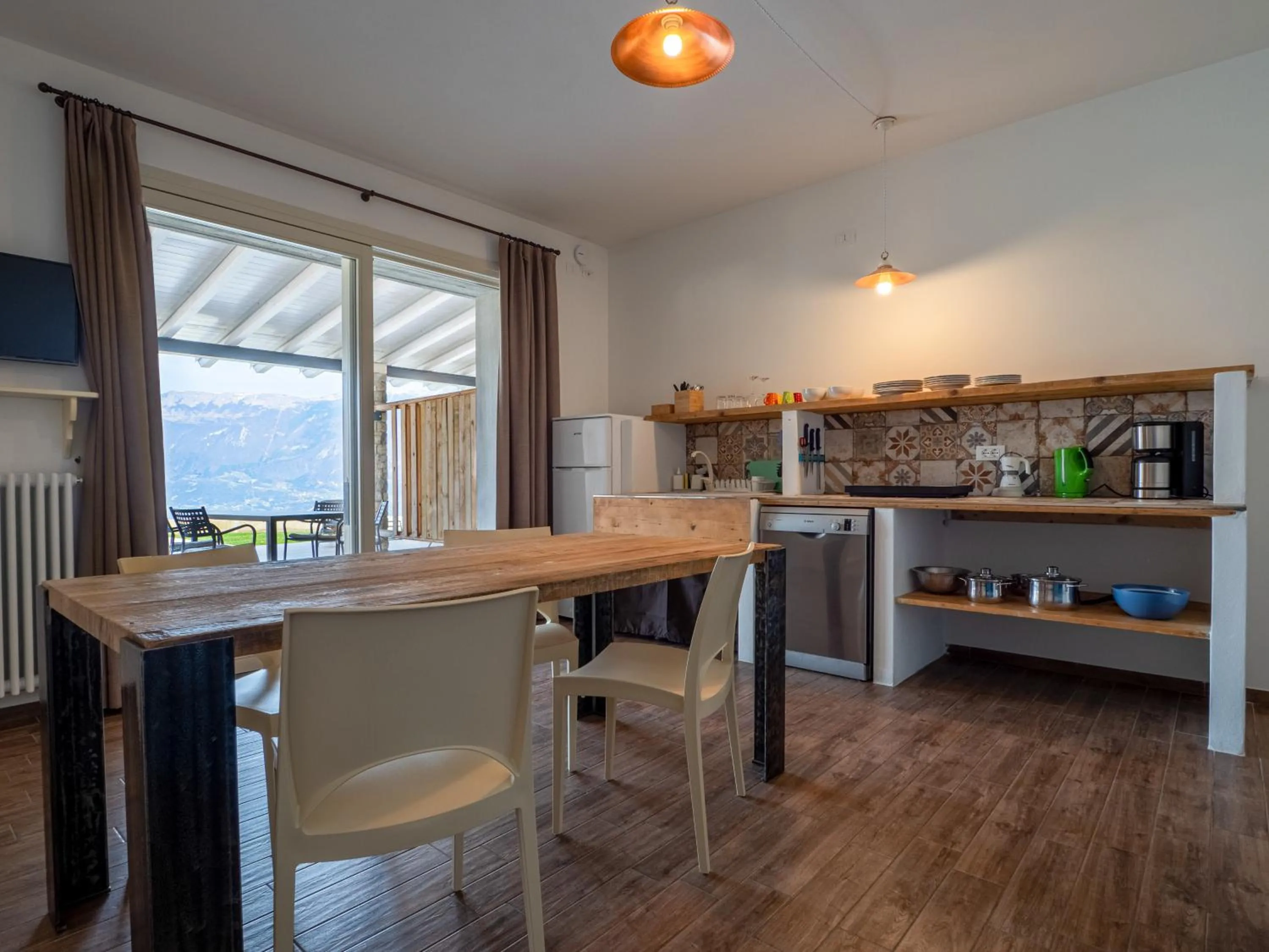 Coffee/tea facilities in Oasi Da Vinci Apartments Lake Garda View
