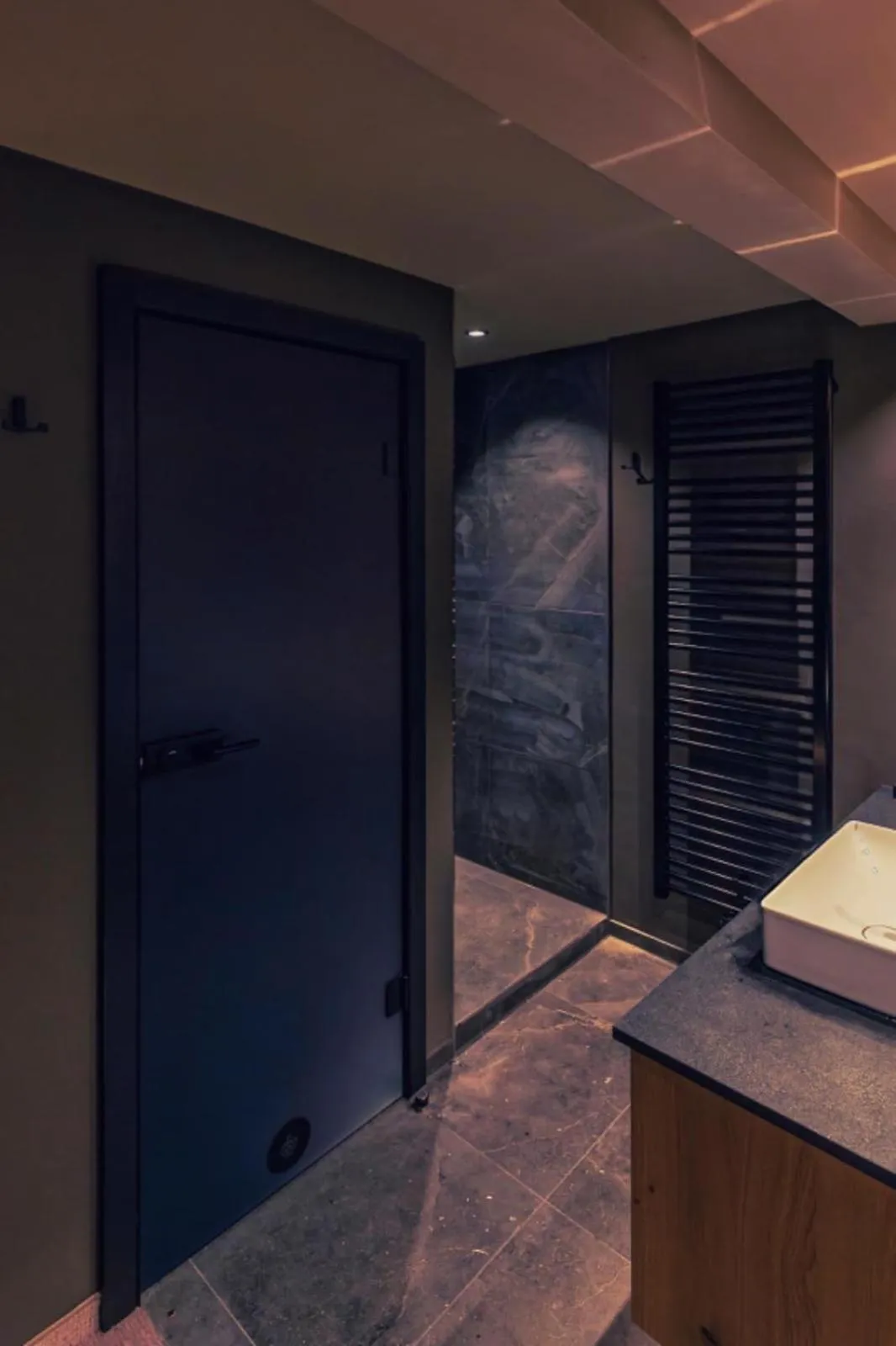 Shower, Bed in Hotel Alpenkönig