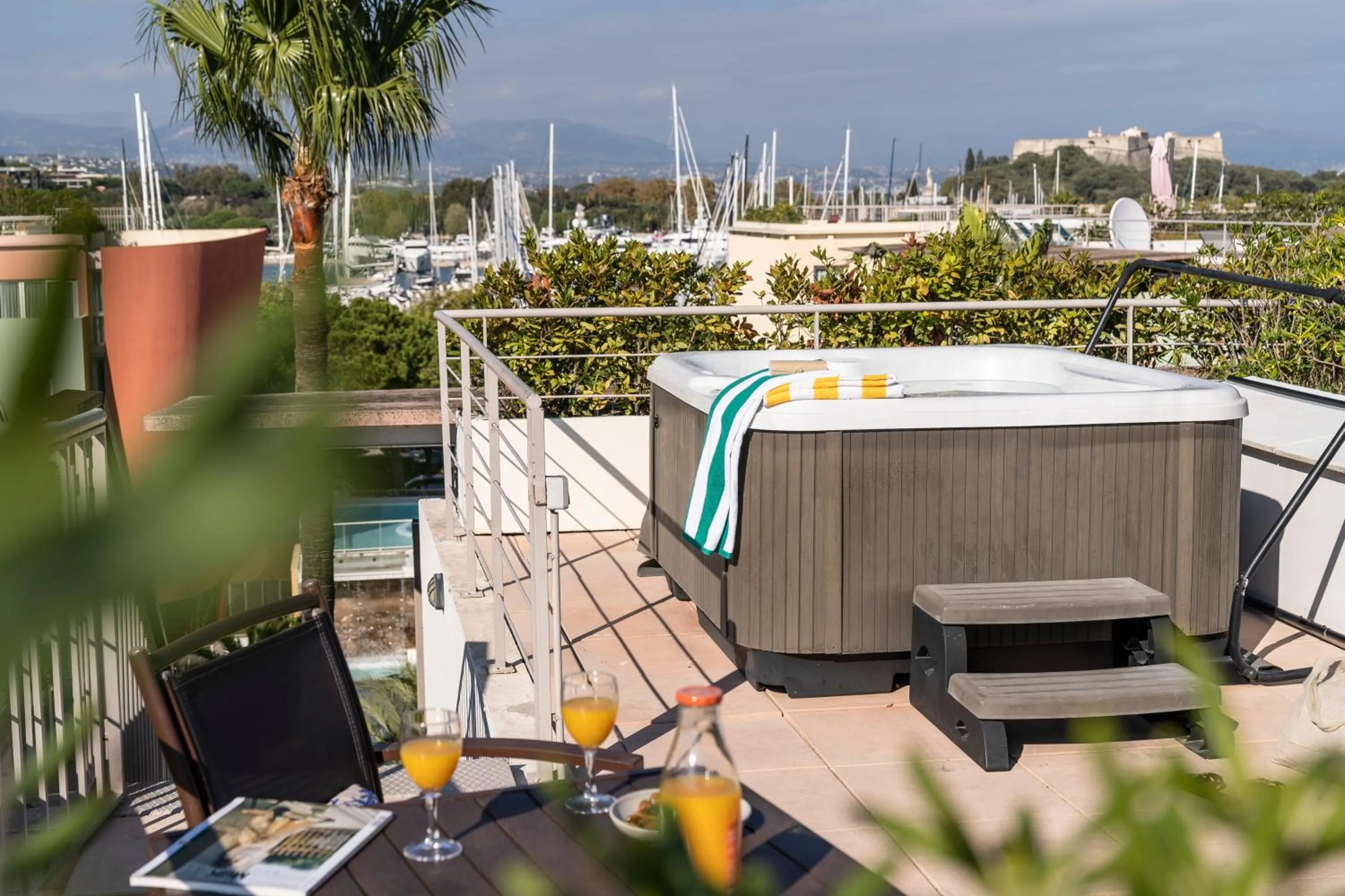 Patio in Résidence Pierre & Vacances Premium Port Prestige