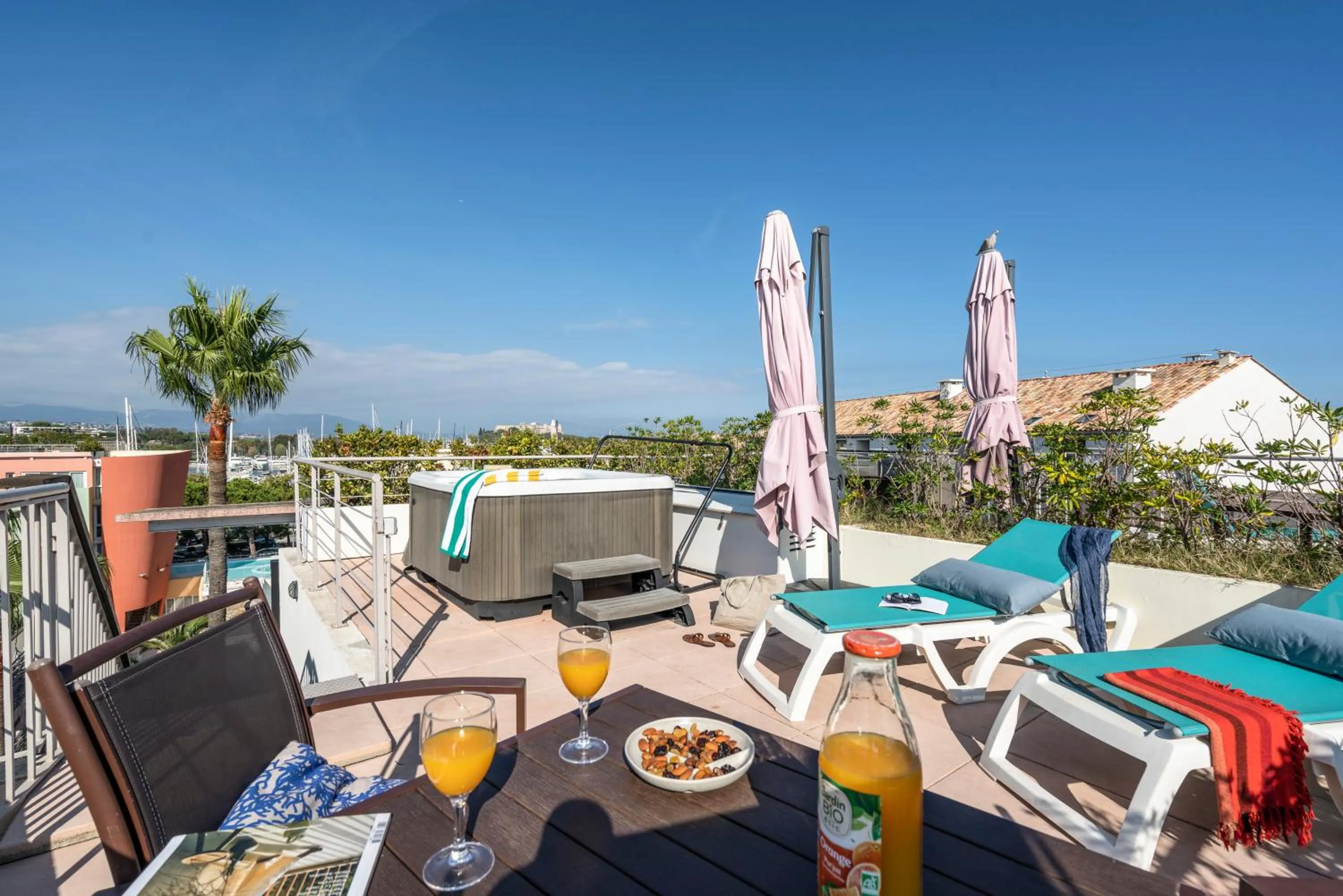 Patio in Résidence Pierre & Vacances Premium Port Prestige