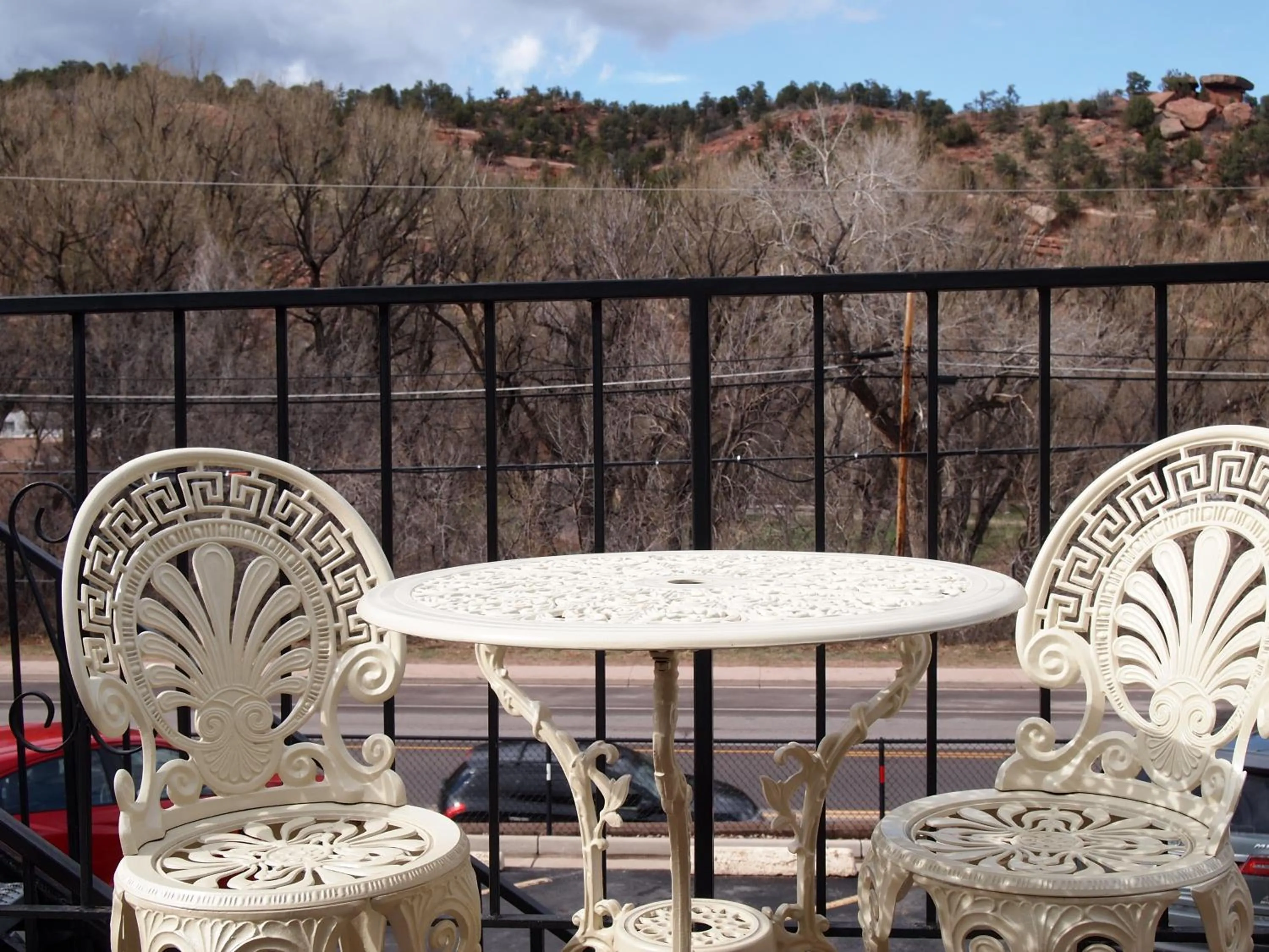 Balcony/Terrace in Eagle Motel