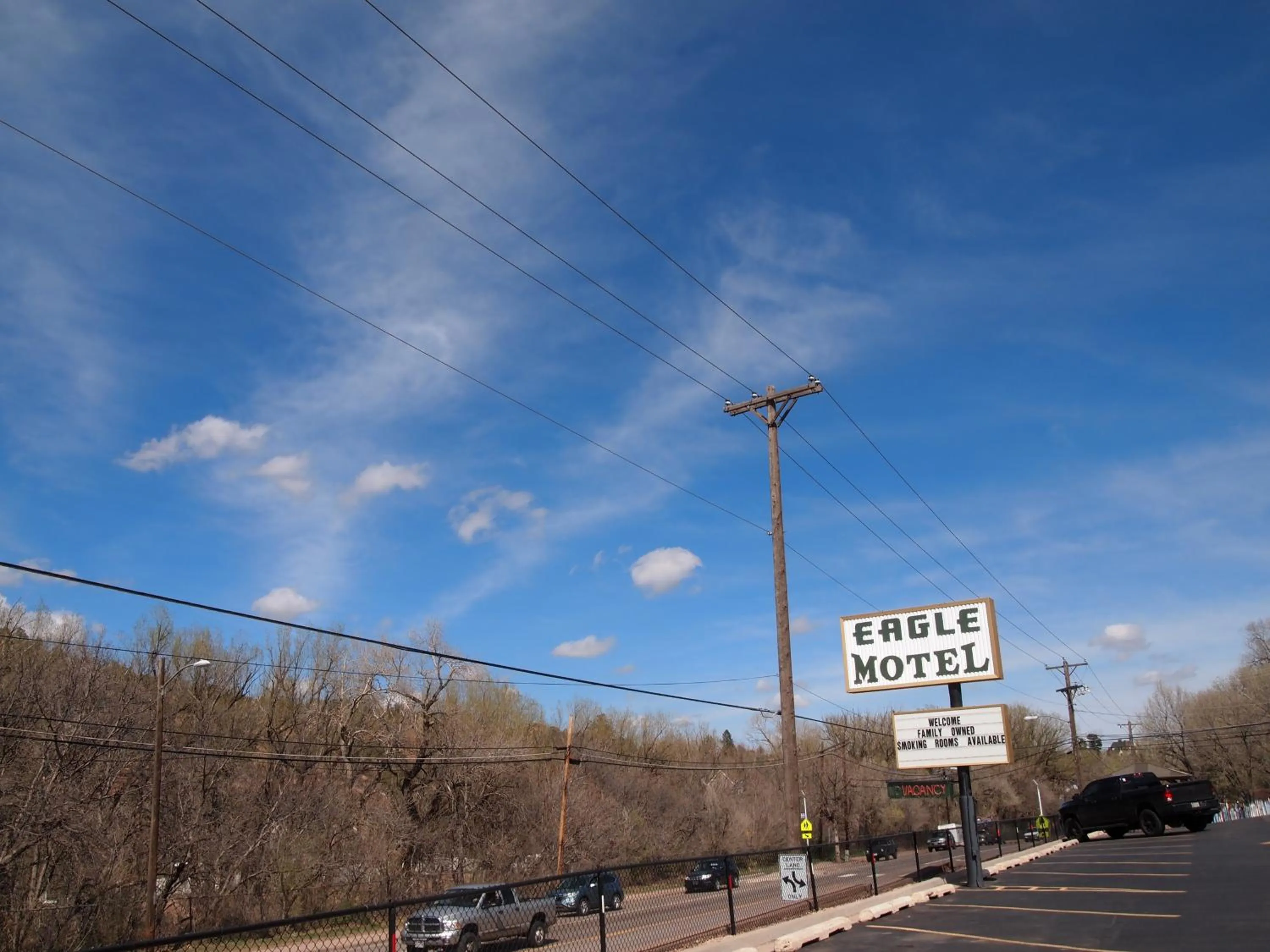 Property logo or sign in Eagle Motel
