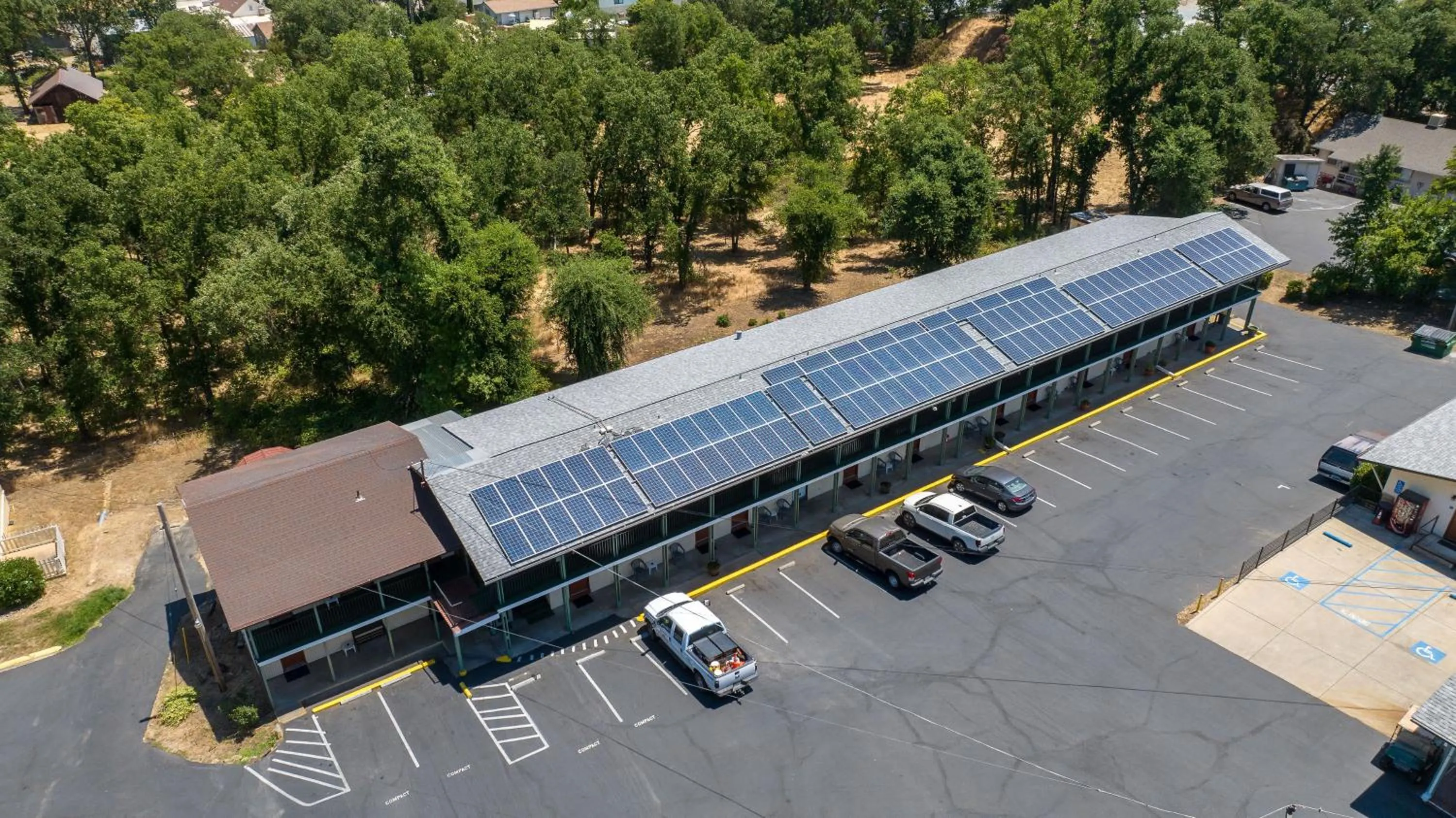 Property building, Bird's-eye View in The Jackson Lodge