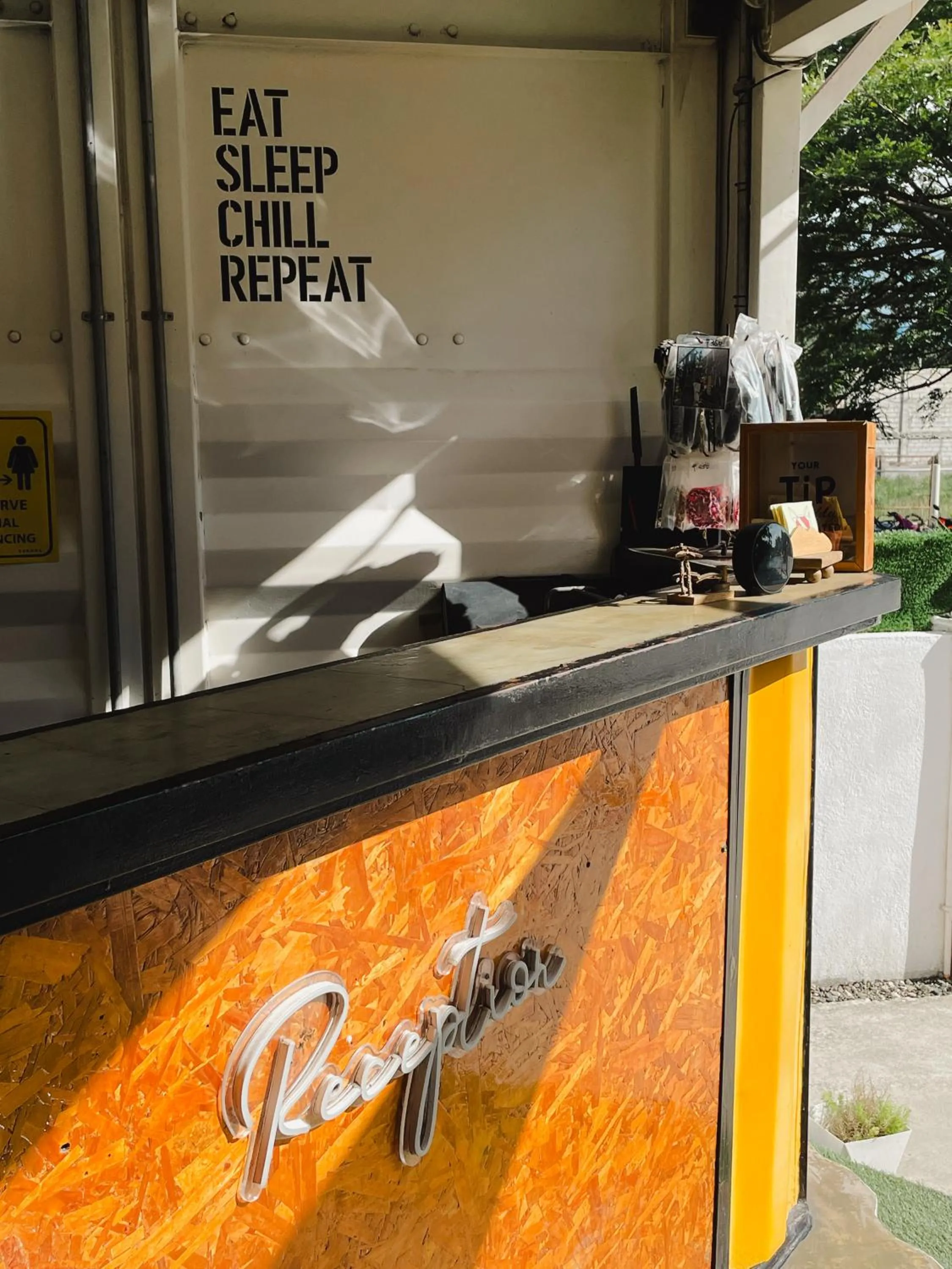 Property logo or sign in Pig Dive Hostel Moalboal