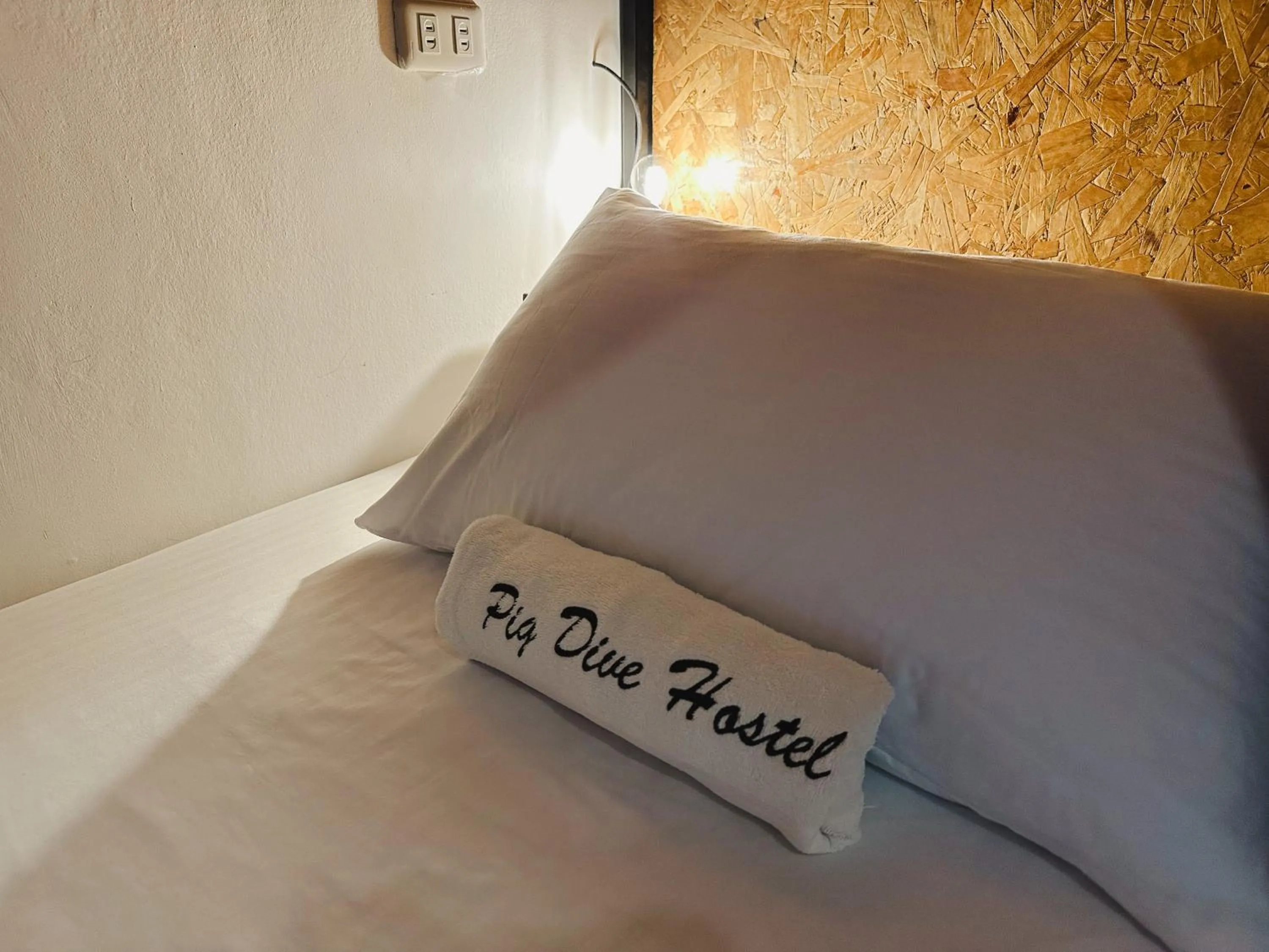 Bed in Pig Dive Hostel Moalboal