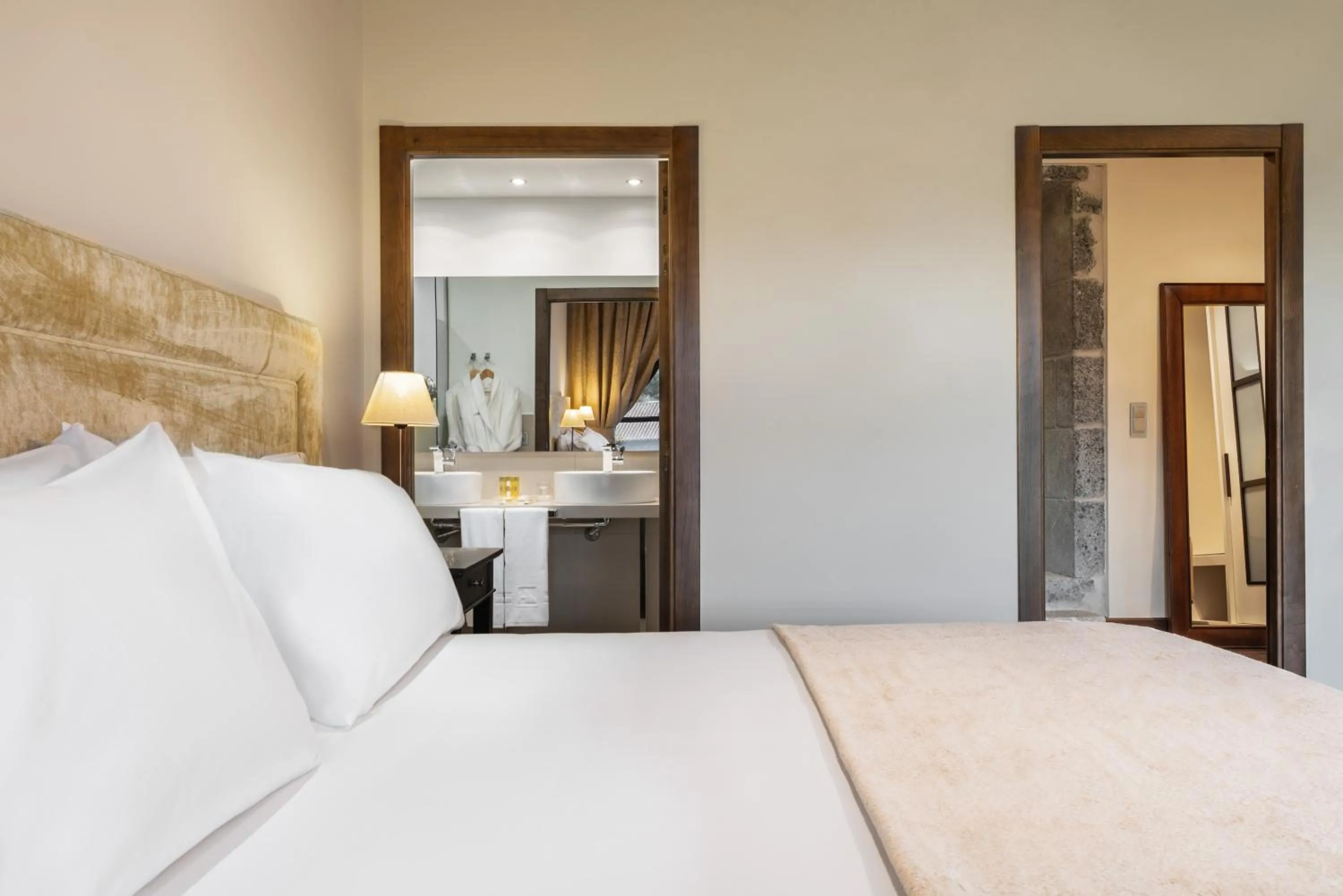 Bed in Áurea Palacio de Sober by Eurostars Hotel Company