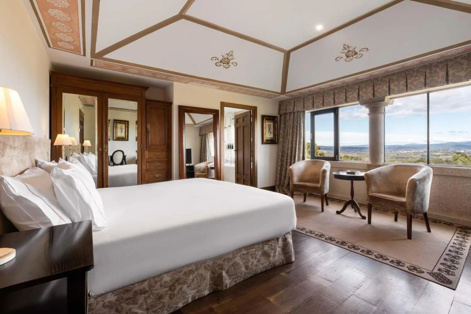 Bed in Áurea Palacio de Sober by Eurostars Hotel Company