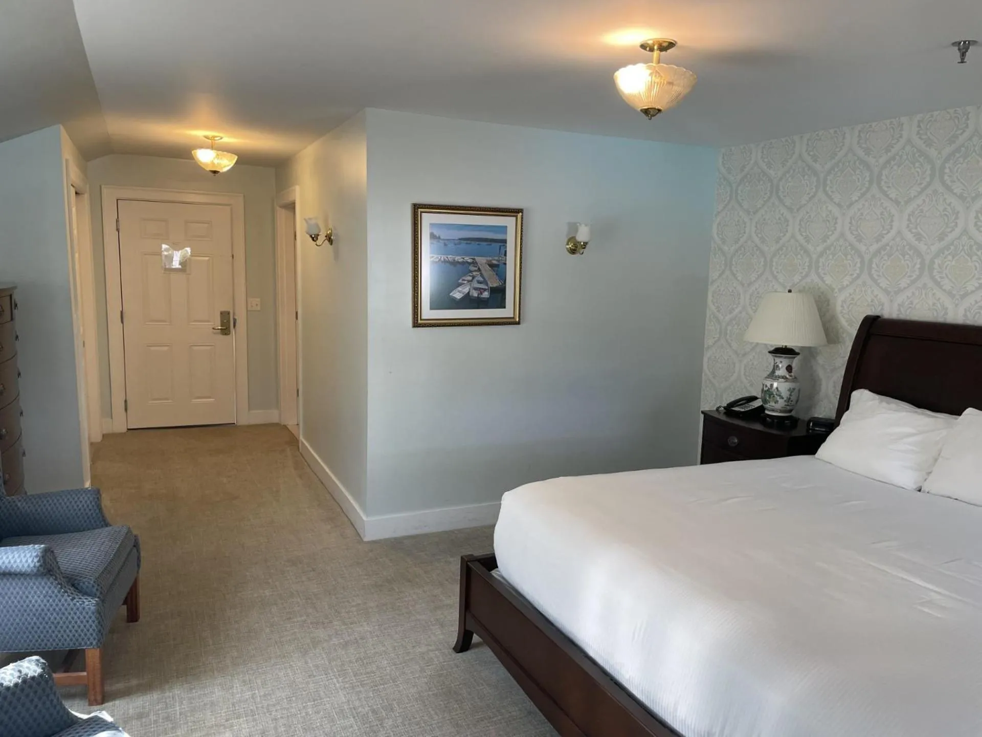 Bed in Black Point Inn