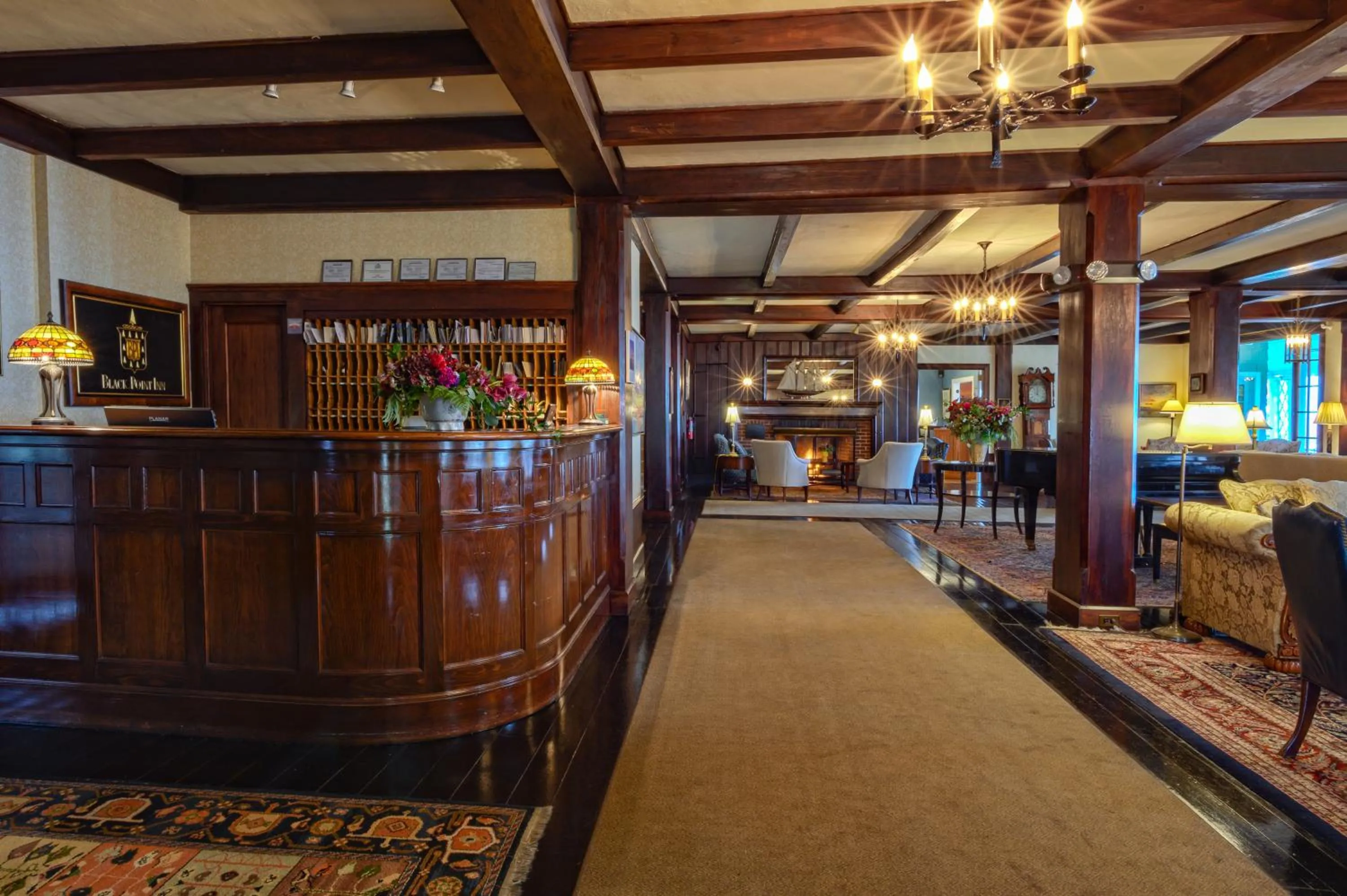 Lobby or reception in Black Point Inn
