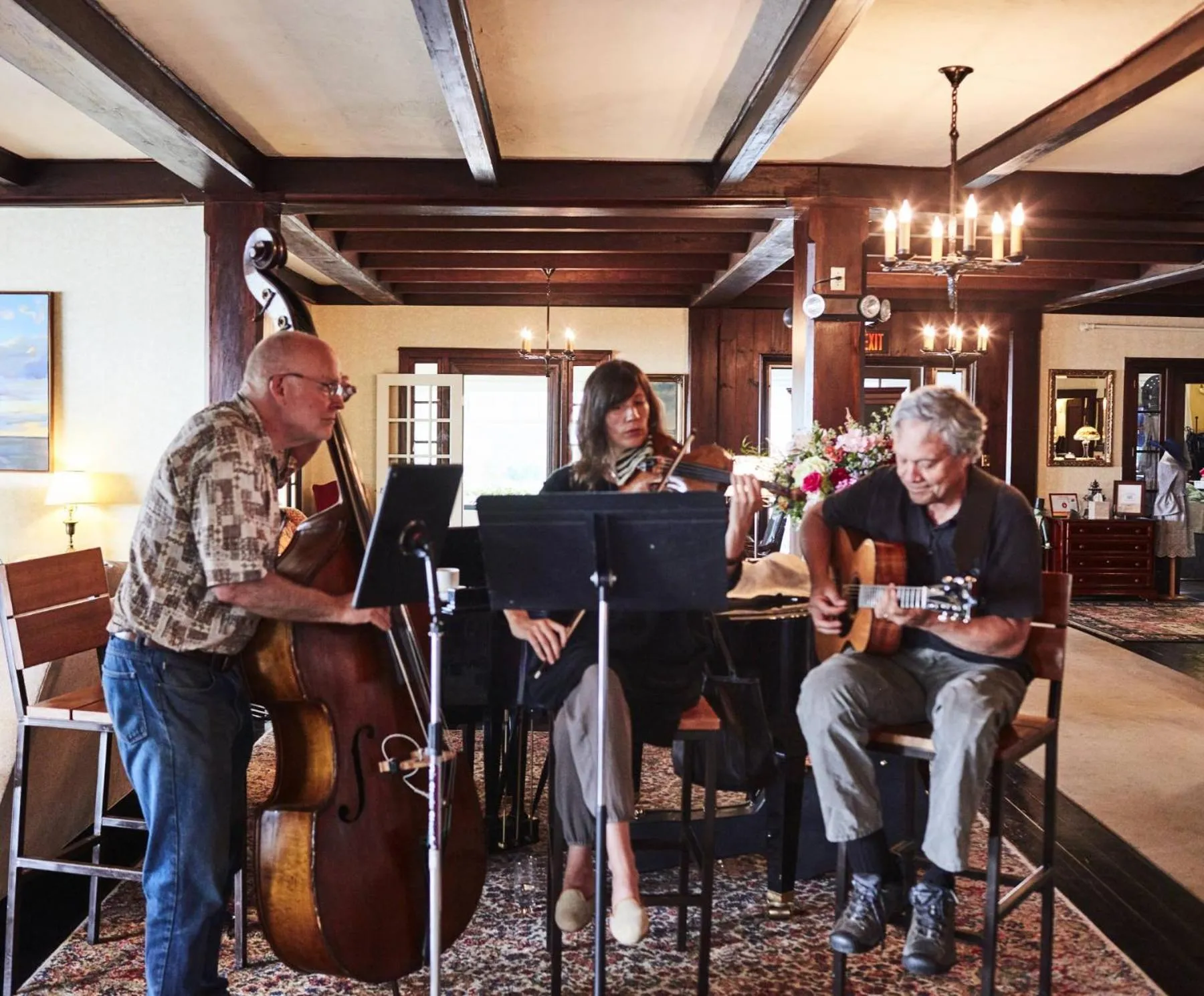 People in Black Point Inn