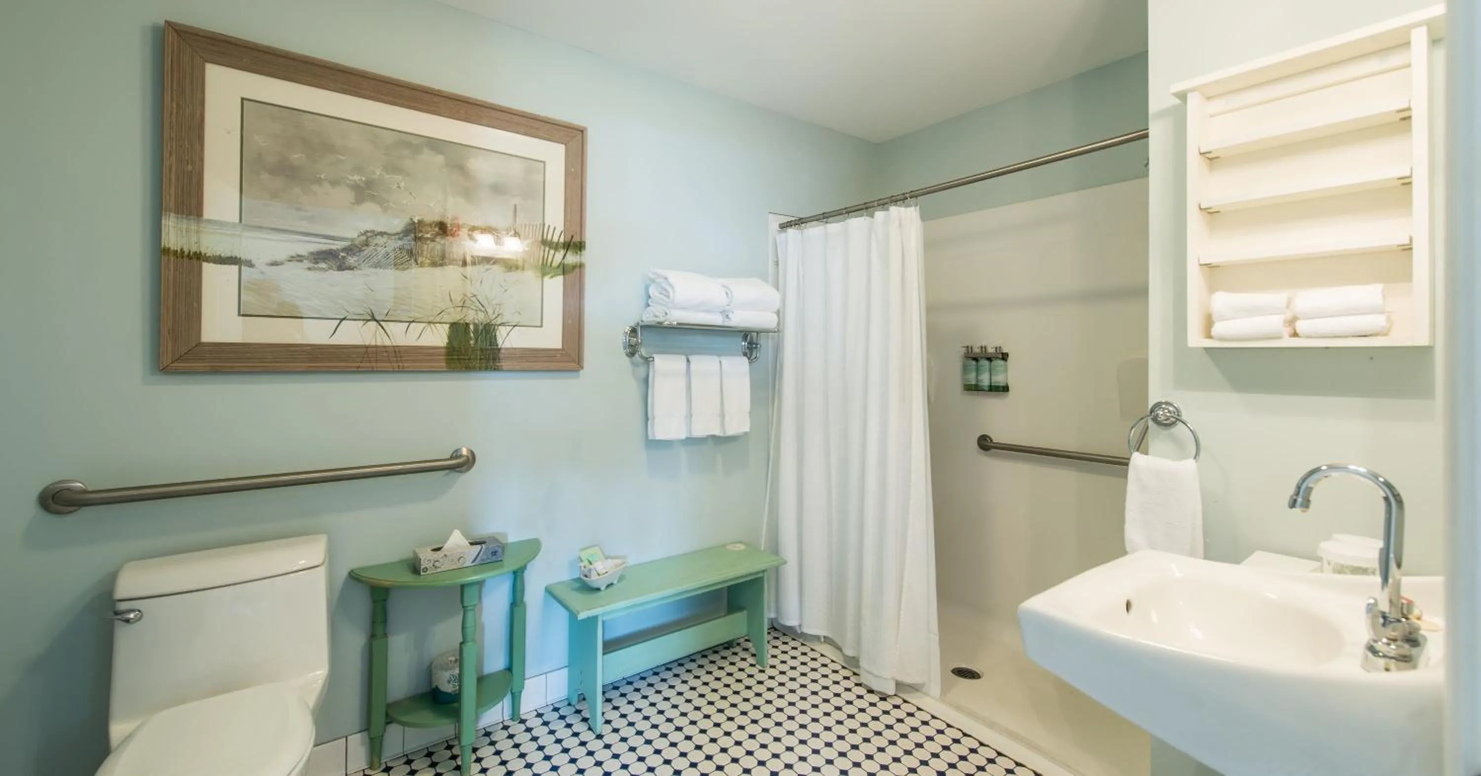 Toilet in Black Point Inn