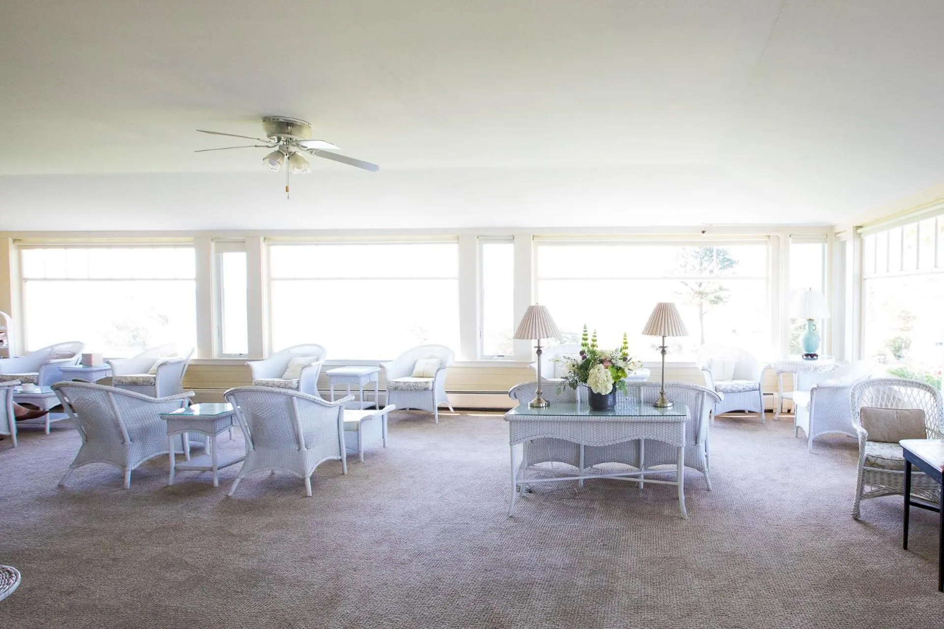 Seating area in Black Point Inn