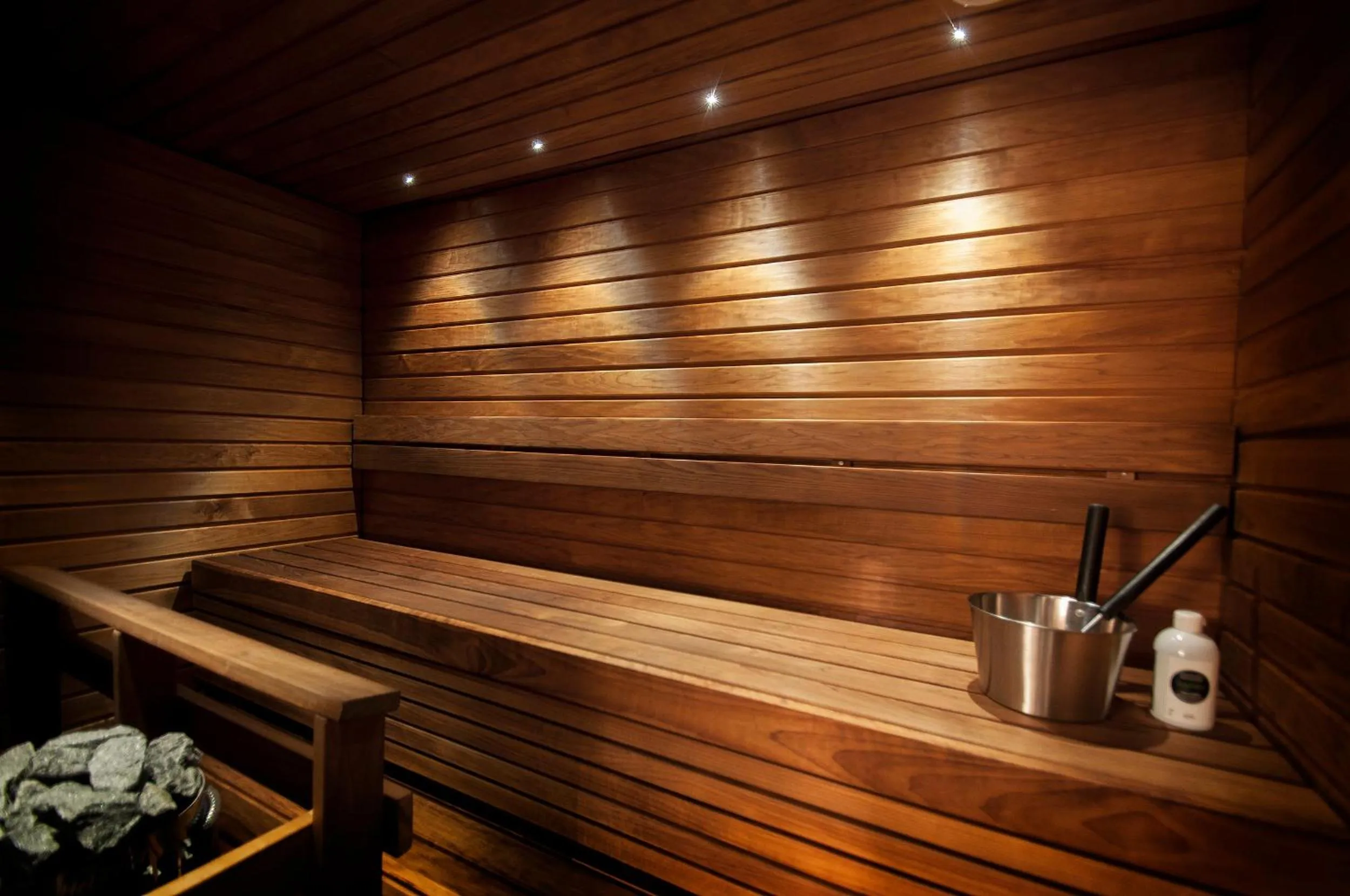 Sauna in Grand Hotel Mustaparta