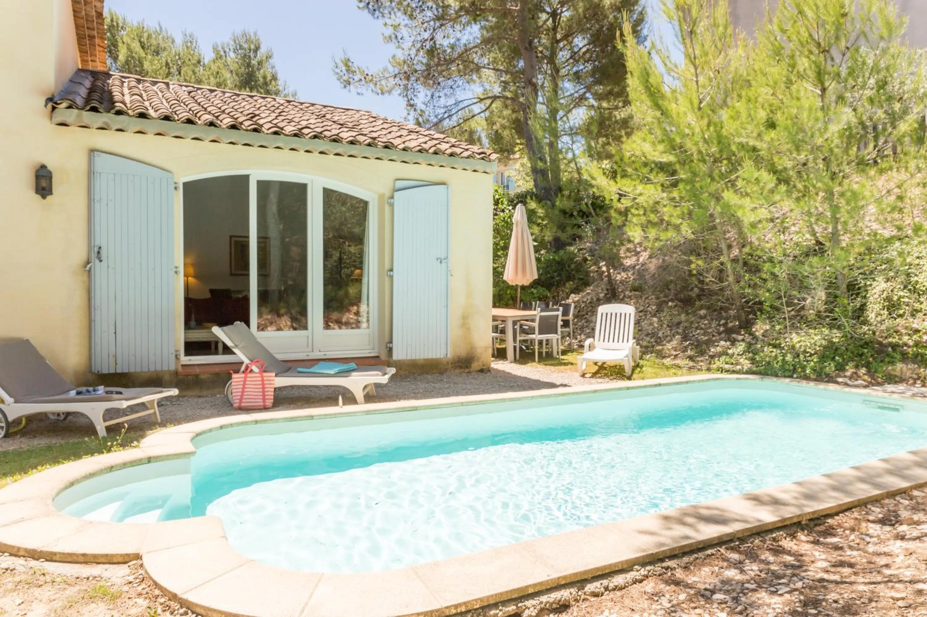 Patio in Village Pierre & Vacances Pont Royal en Provence