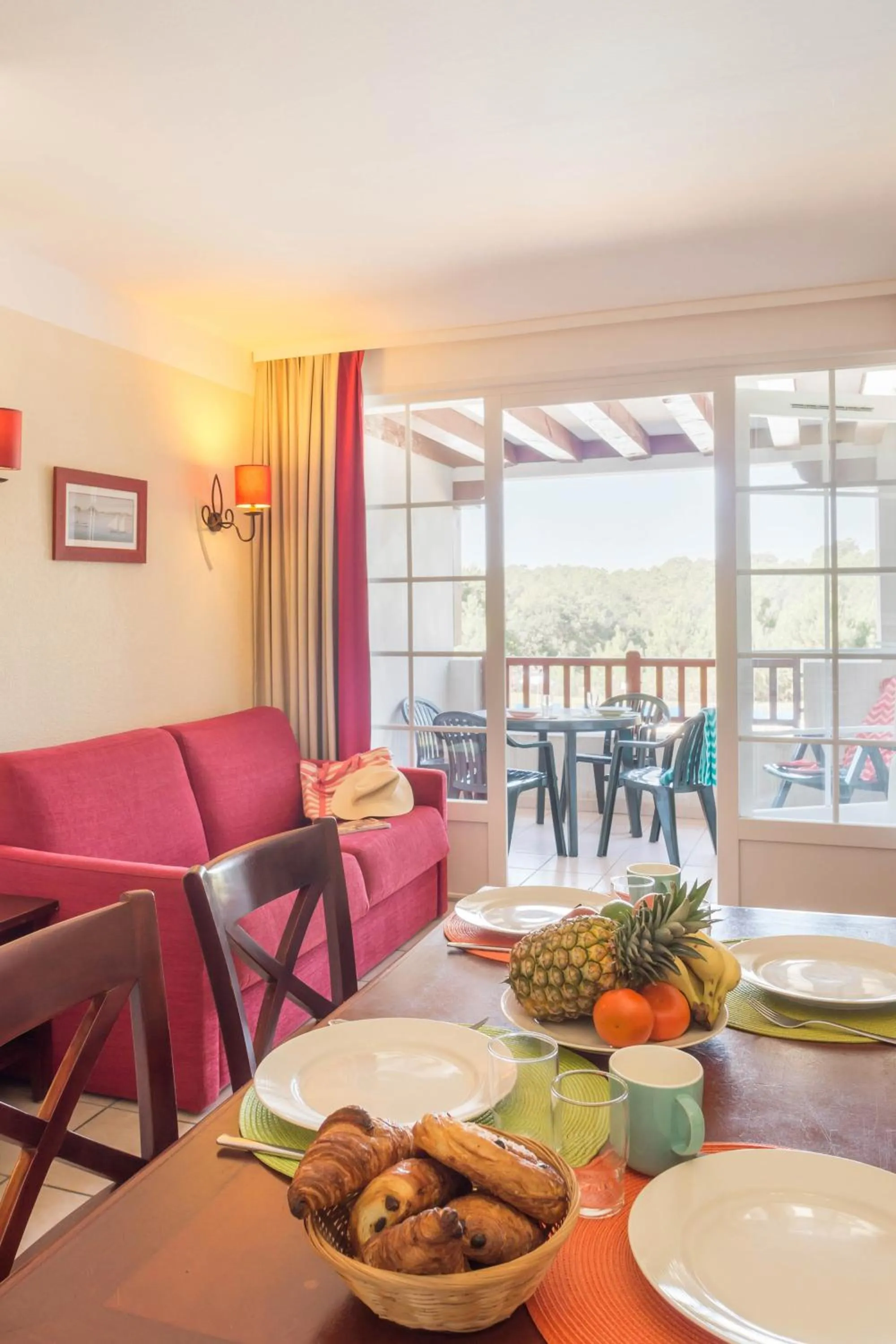 Living room in Résidence Pierre & Vacances Le Domaine de Gascogne