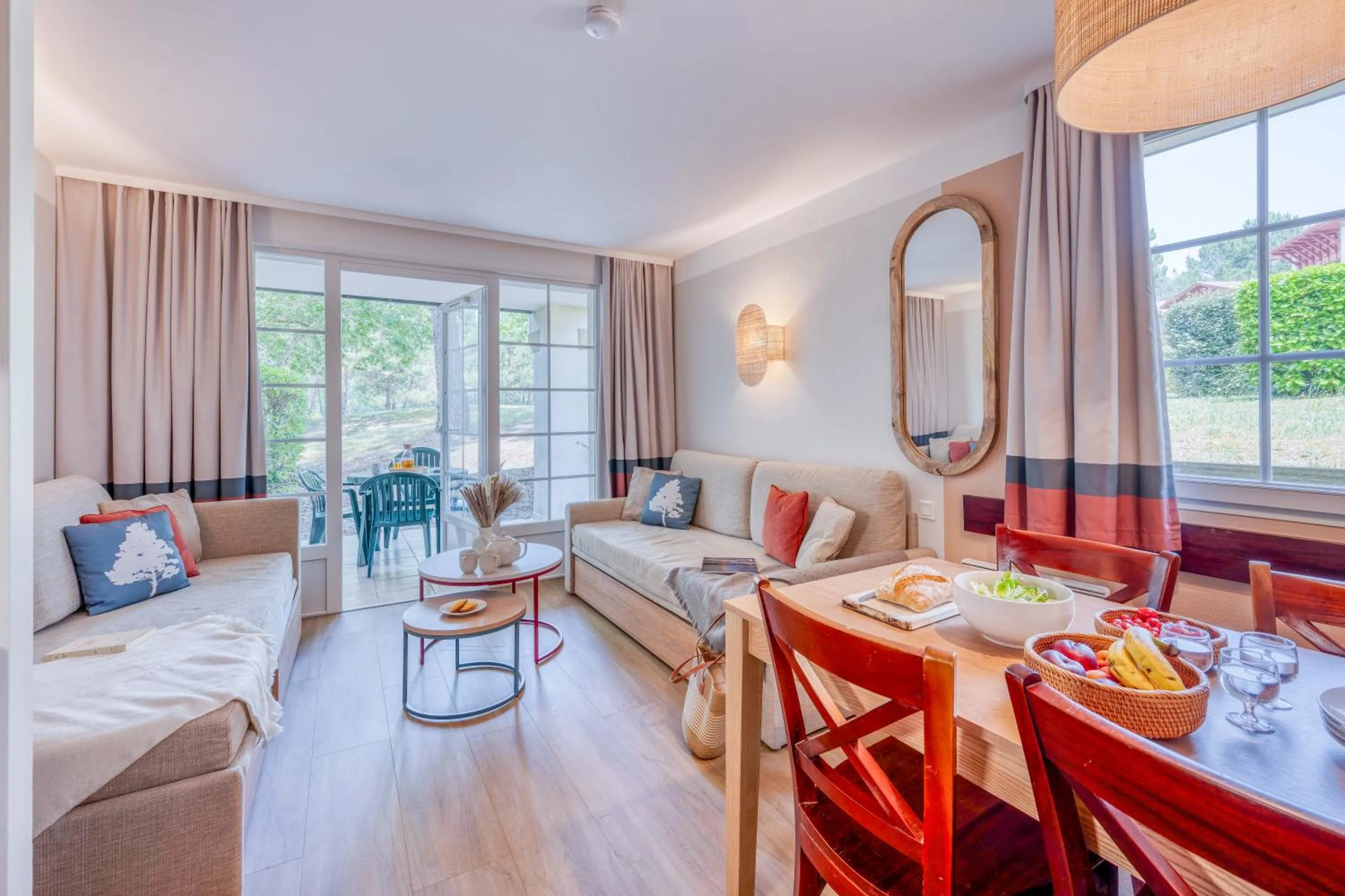 Living room in Résidence Pierre & Vacances Le Domaine de Gascogne