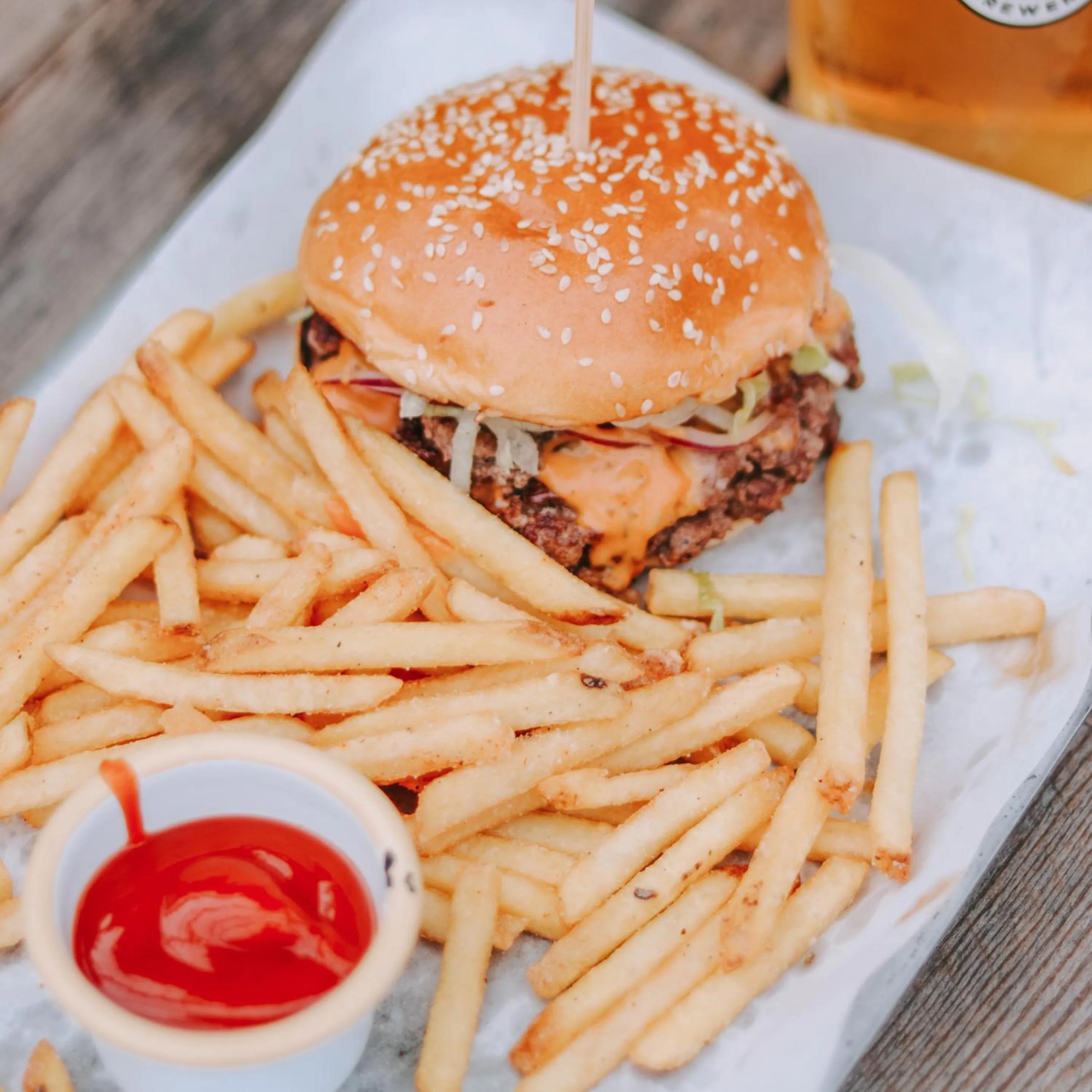 Food and drinks in The Town Arms