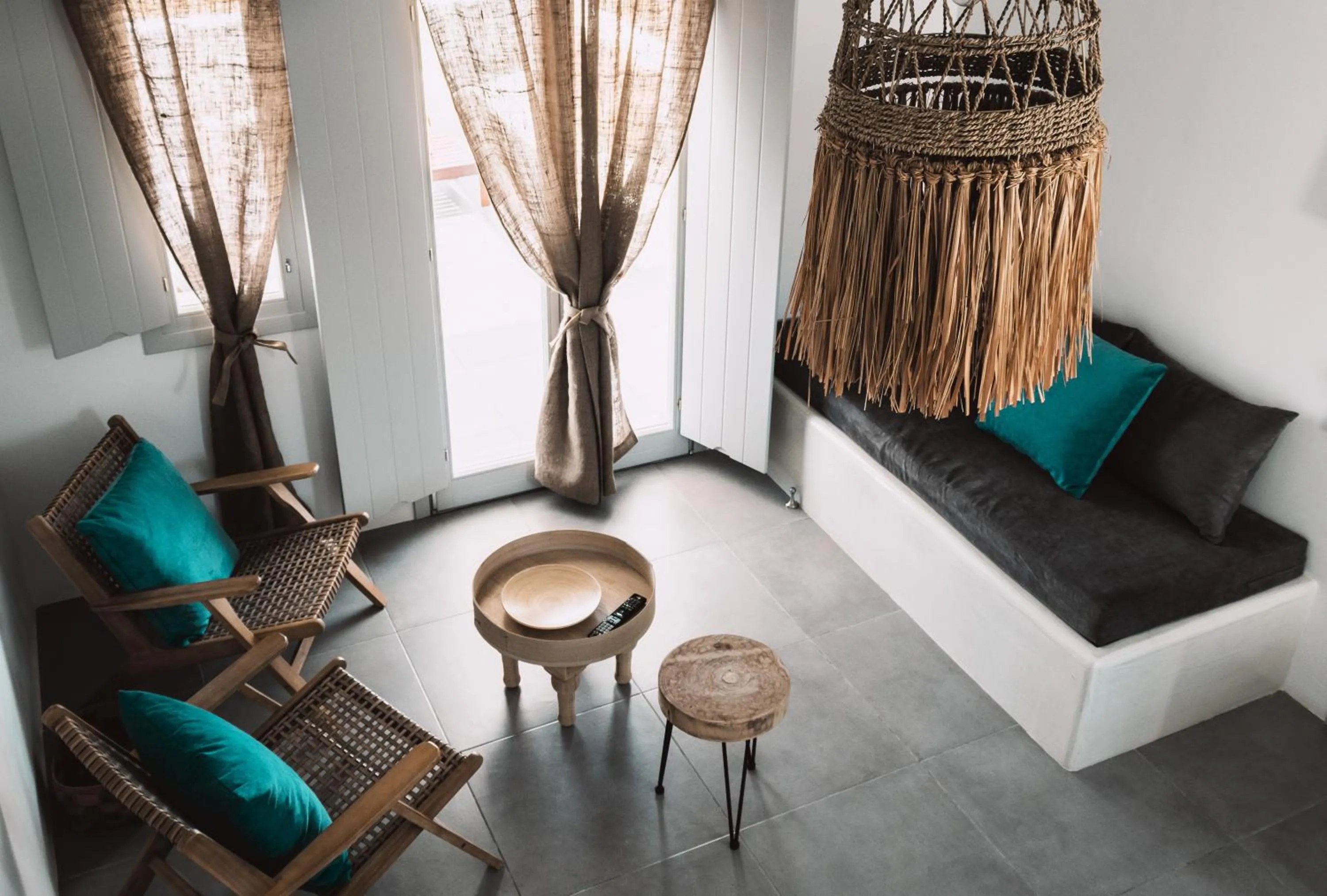 Living room in Bianco Diverso Suites