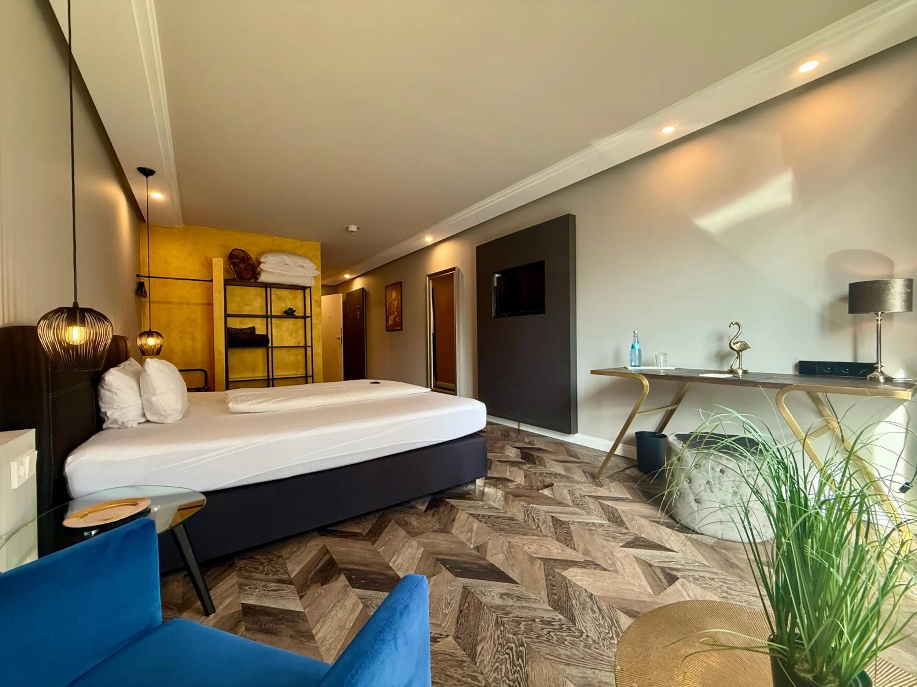 Bed in Boutique Hotel Zuckerfabrik Stuttgart