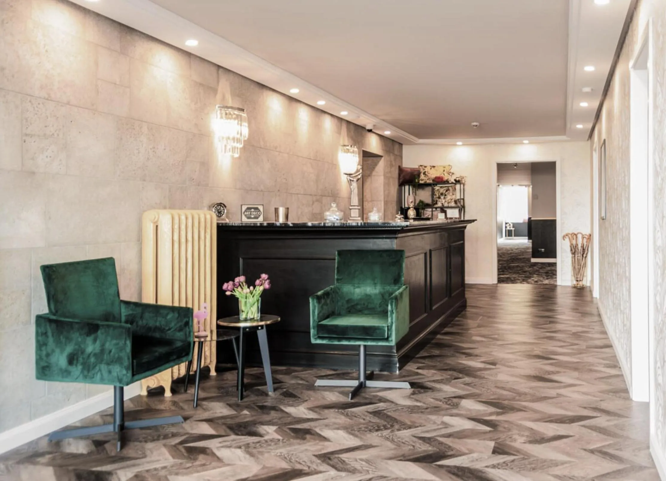 Lobby or reception in Boutique Hotel Zuckerfabrik Stuttgart