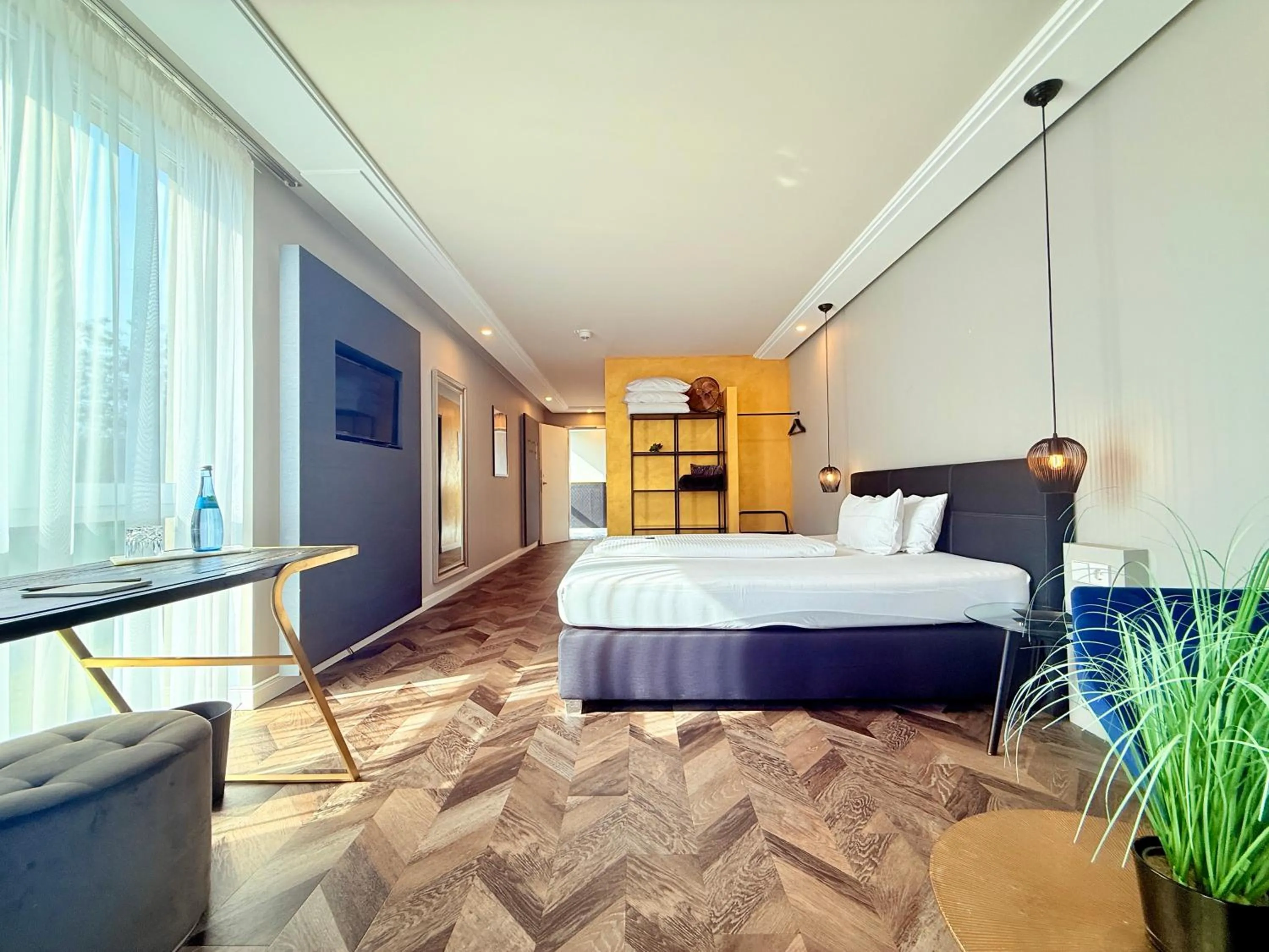 Bed in Boutique Hotel Zuckerfabrik Stuttgart