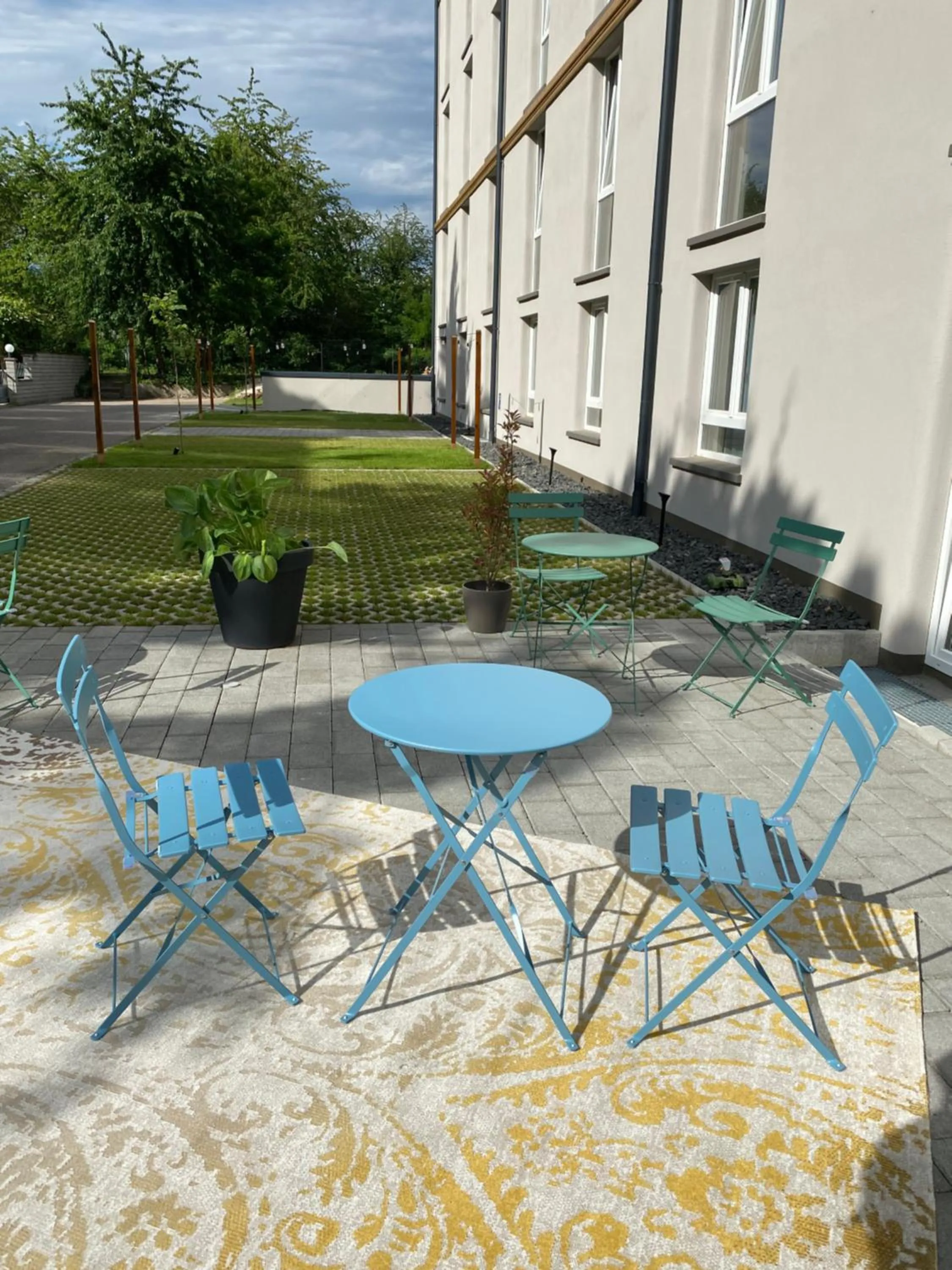 Patio in Hotel Zuckerfabrik