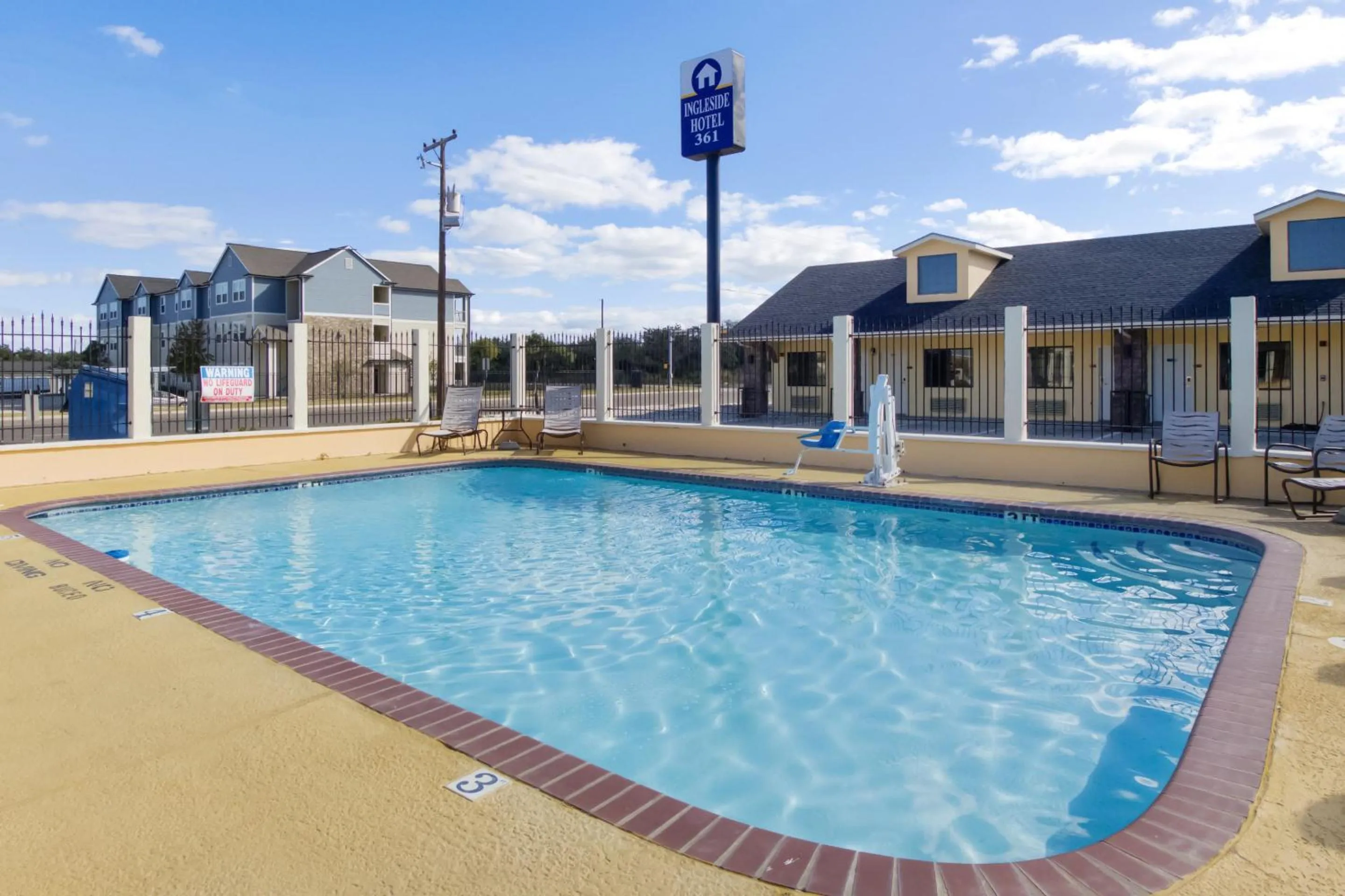 Swimming pool in OYO Hotel Ingleside TX
