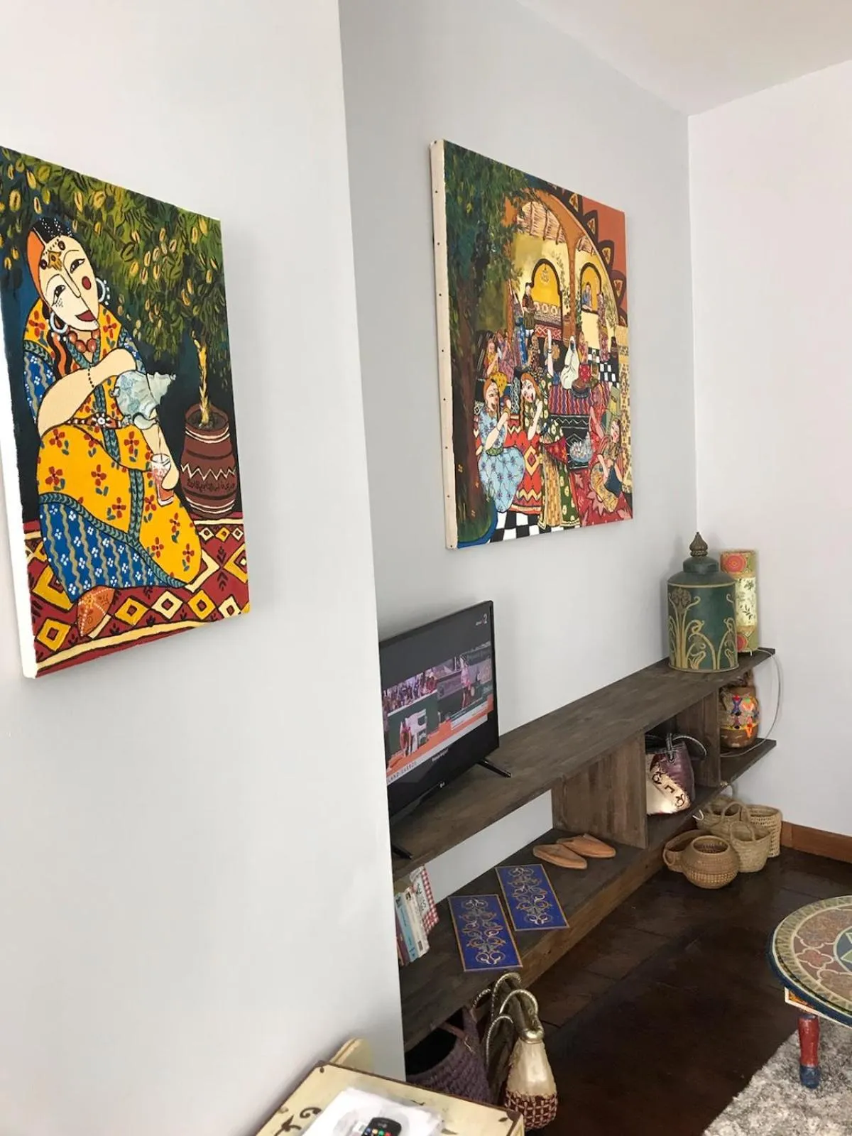 Living room in AUX ROSIERS