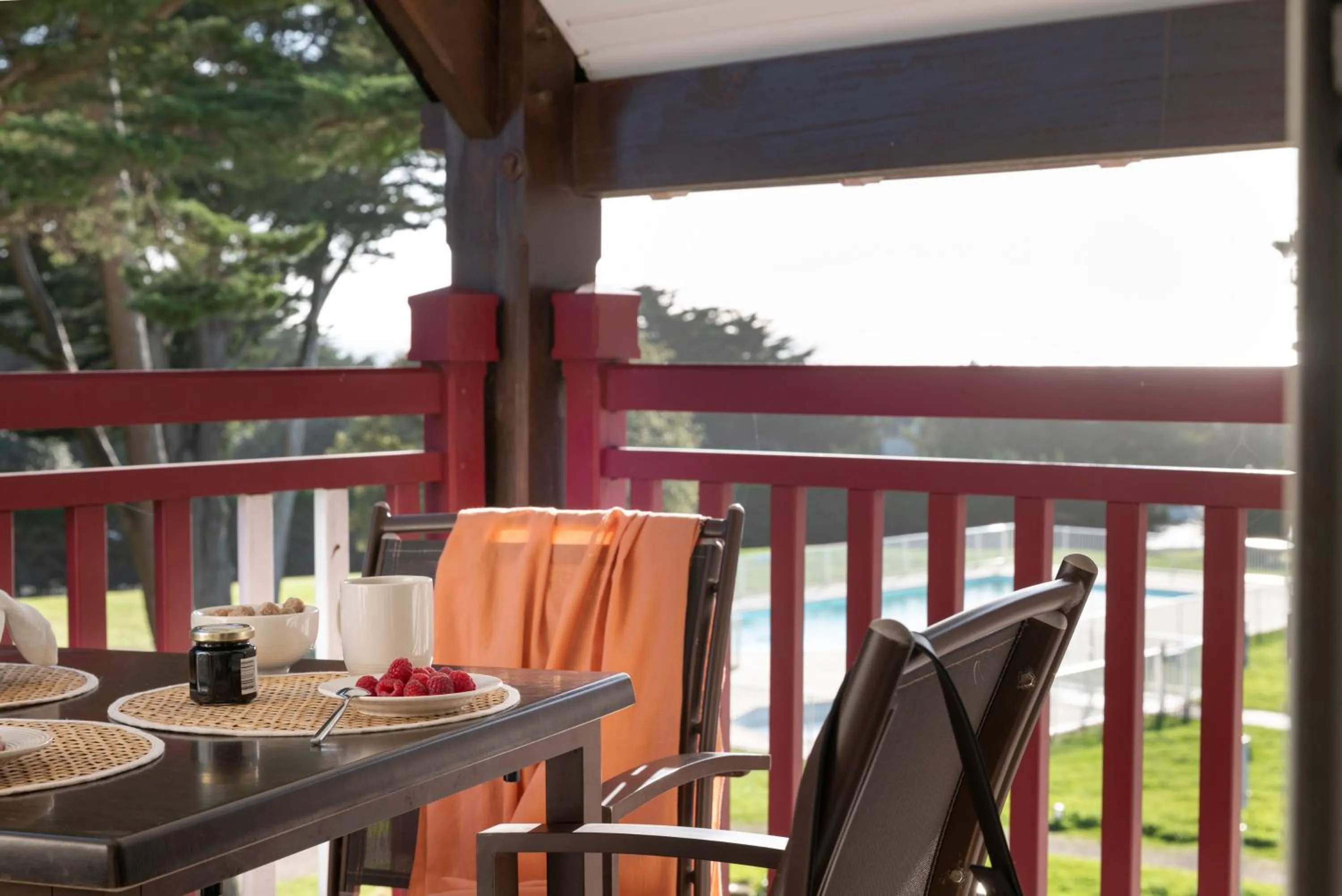 Patio in Résidence Pierre & Vacances Premium Le Domaine de Cramphore