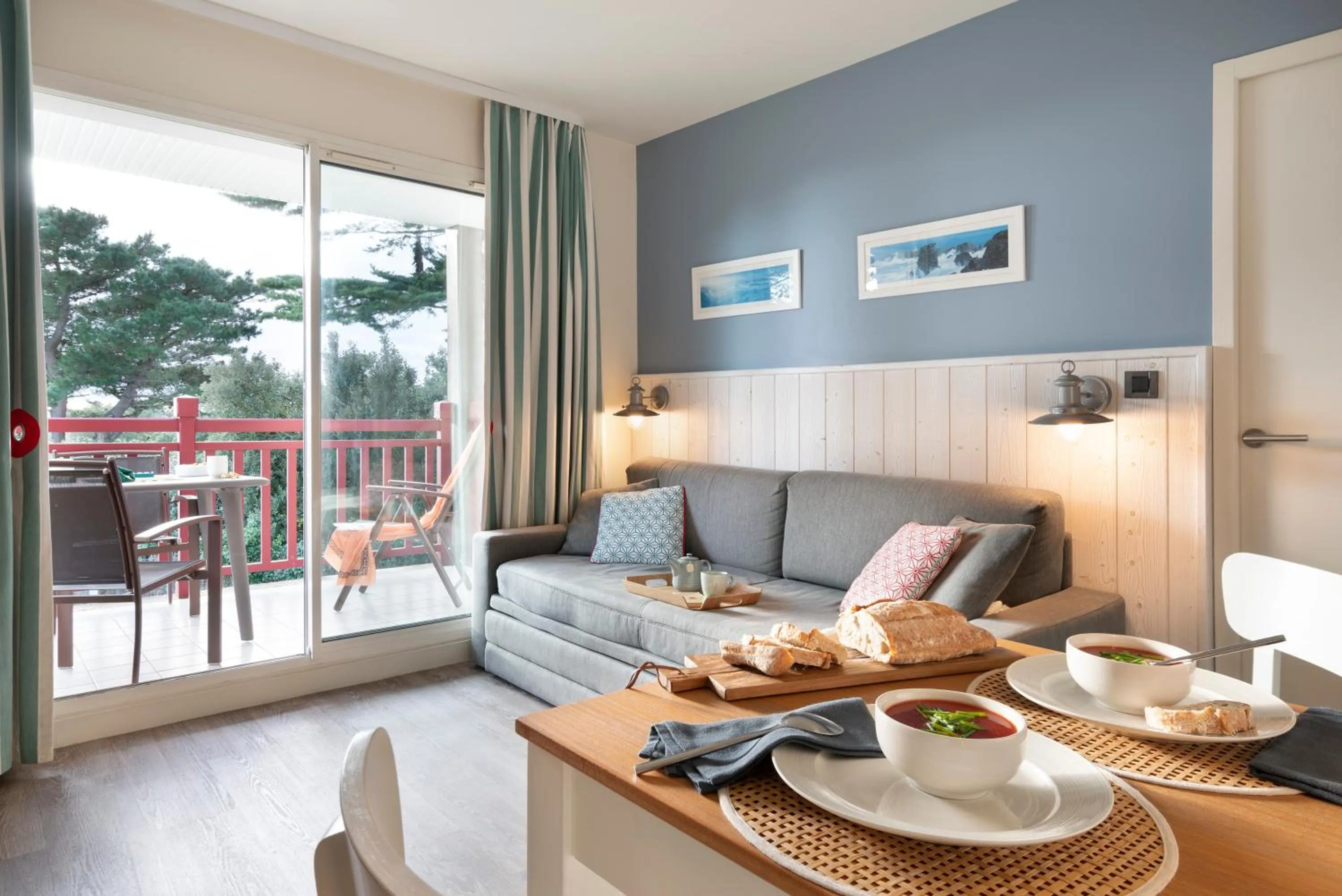 Patio in Résidence Pierre & Vacances Premium Le Domaine de Cramphore