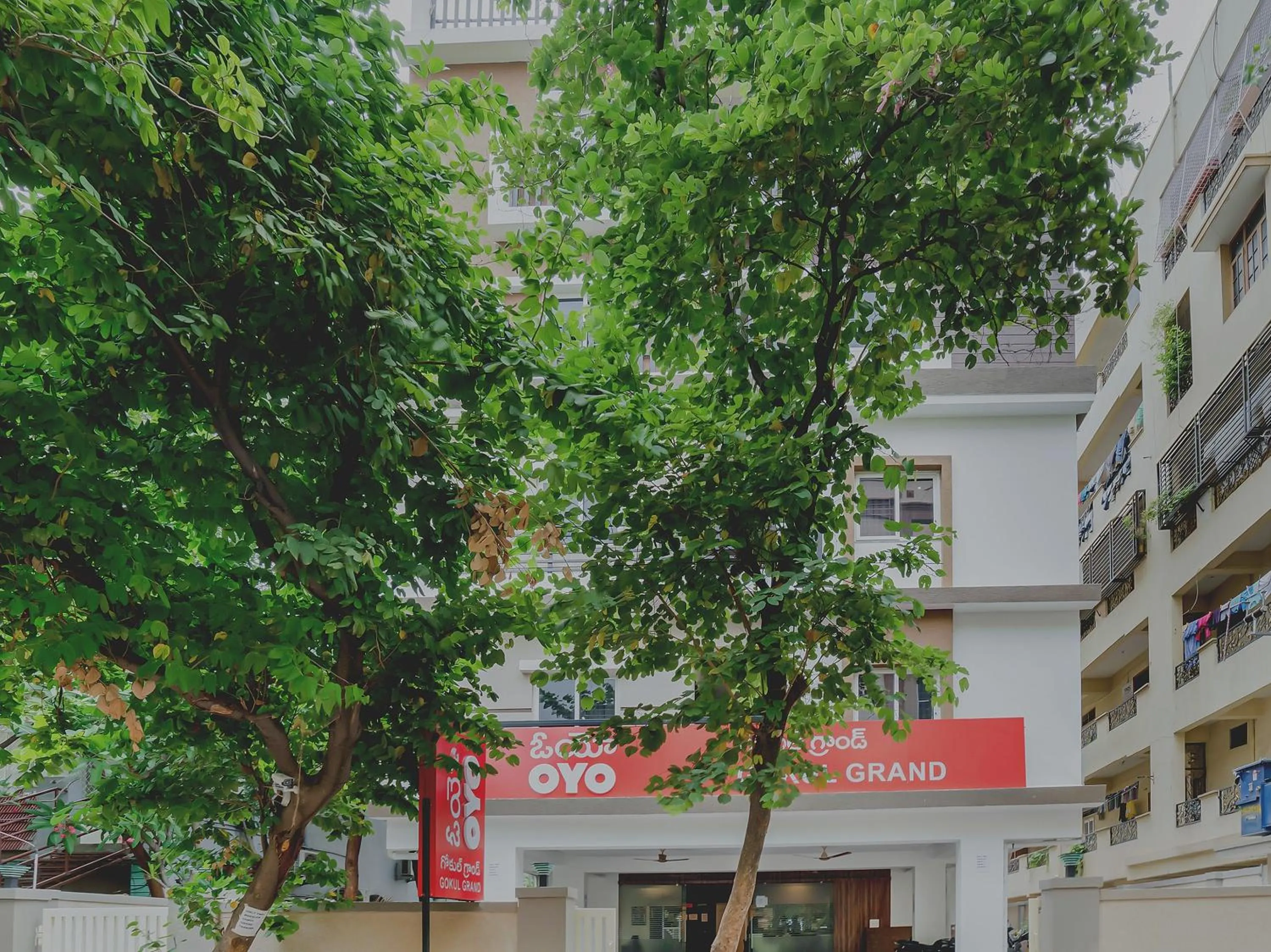 Facade/entrance in Super Hotel O Gokul Grand Near SR Nagar Police Station