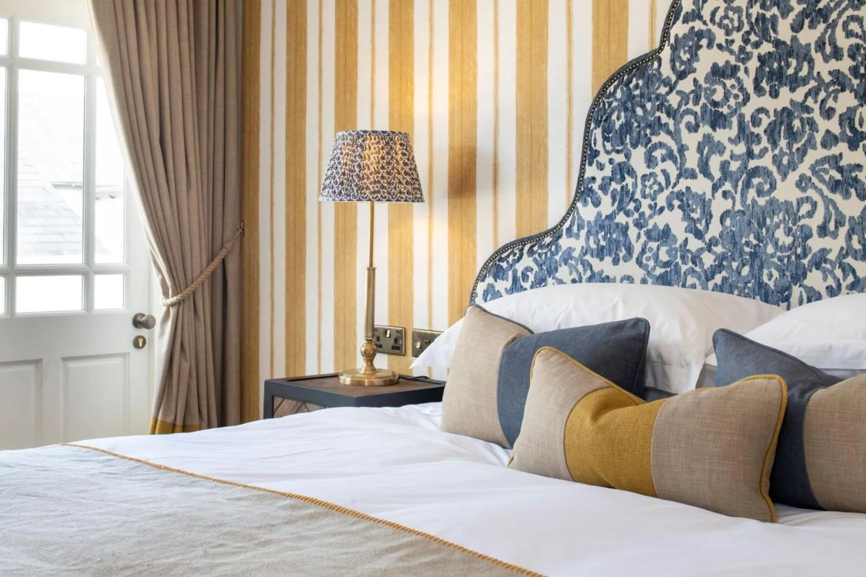 Bed in Beadnell Towers Hotel