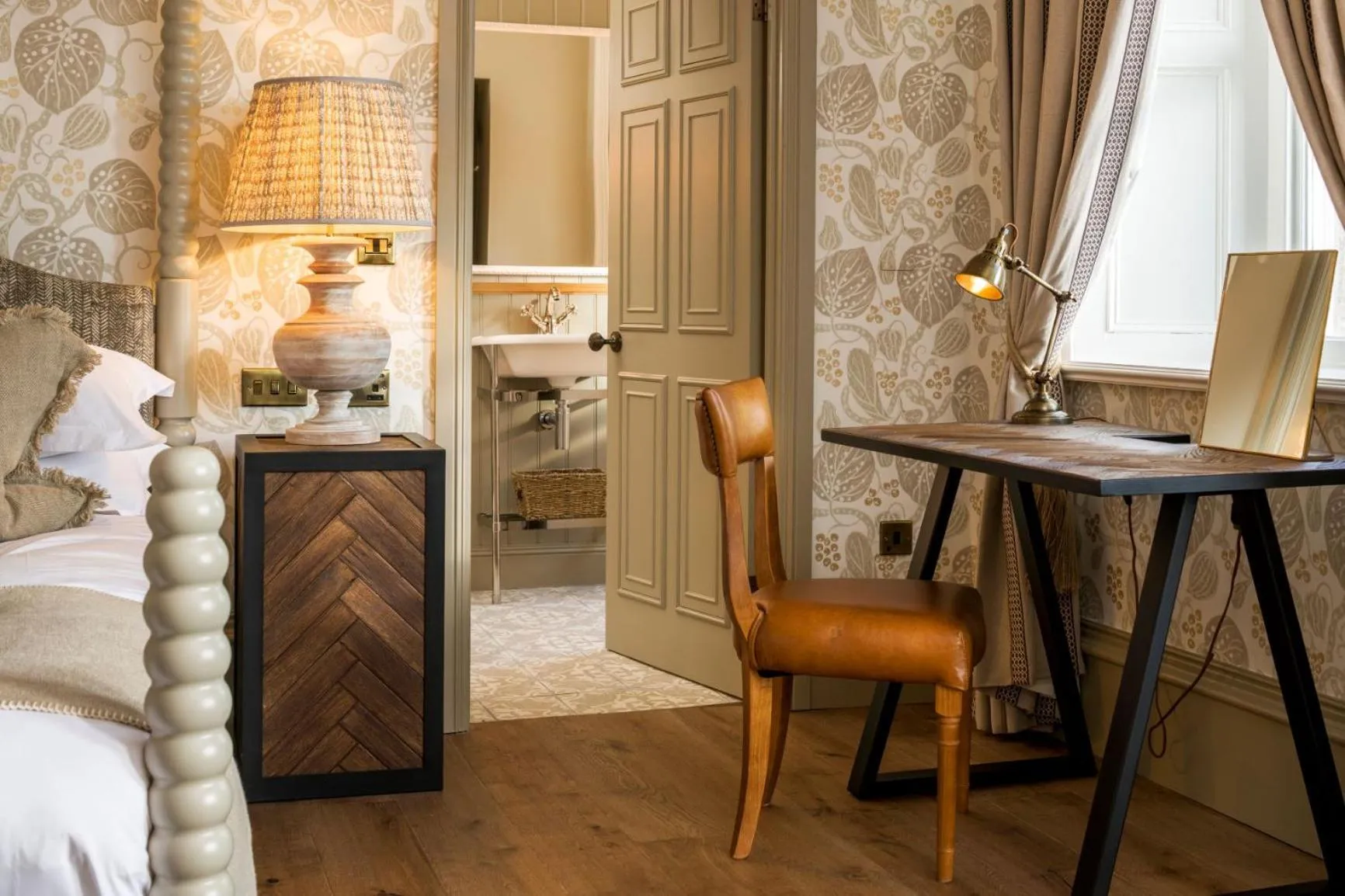 Bedroom, Bed in Beadnell Towers Hotel