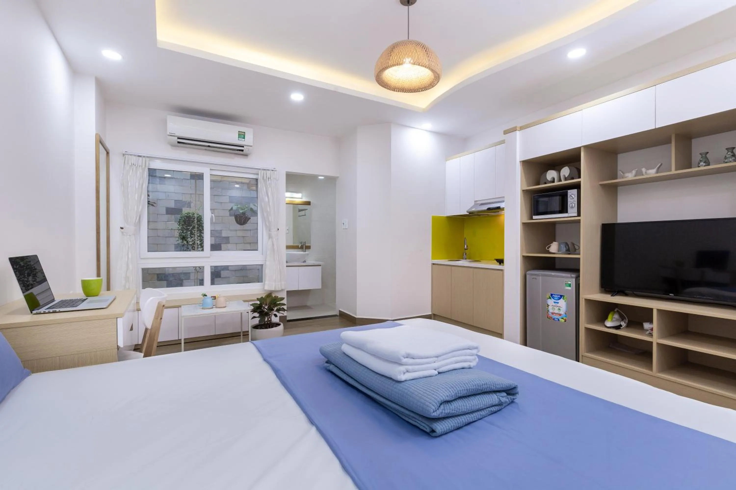 Photo of the whole room, Bed in Cozrum Homes - Yoga Corner