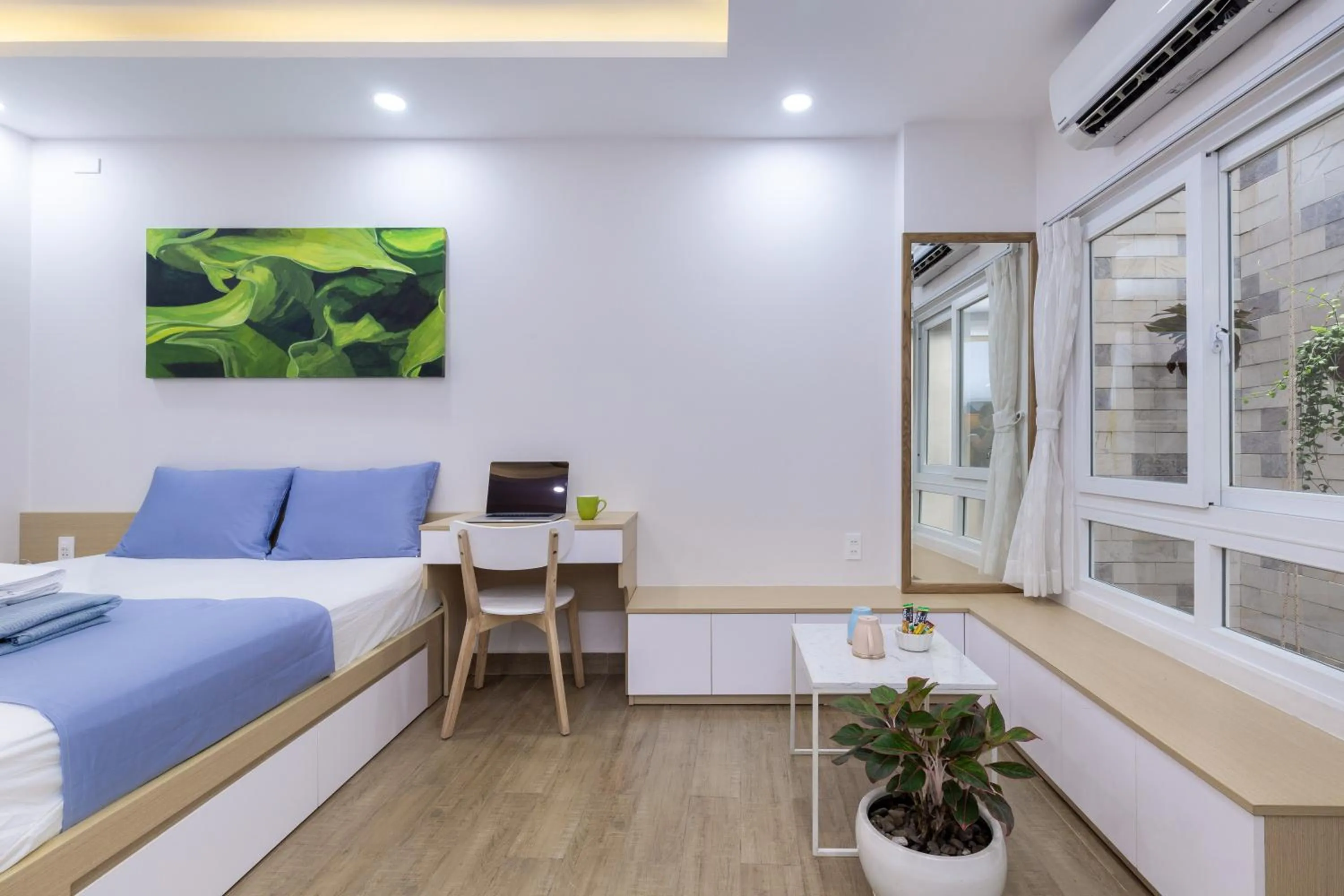 Photo of the whole room, Bed in Cozrum Homes - Yoga Corner