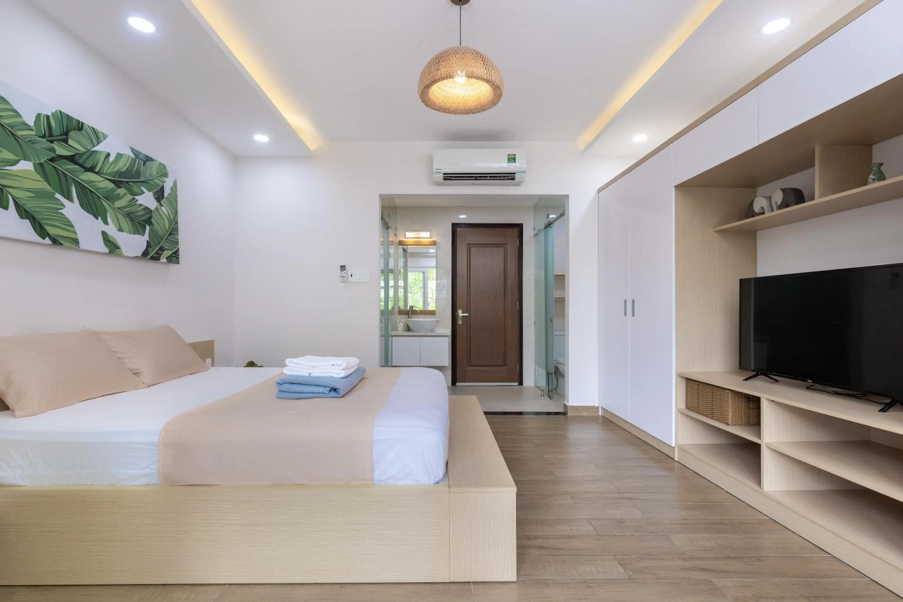 Photo of the whole room, Bed in Cozrum Homes - Yoga Corner