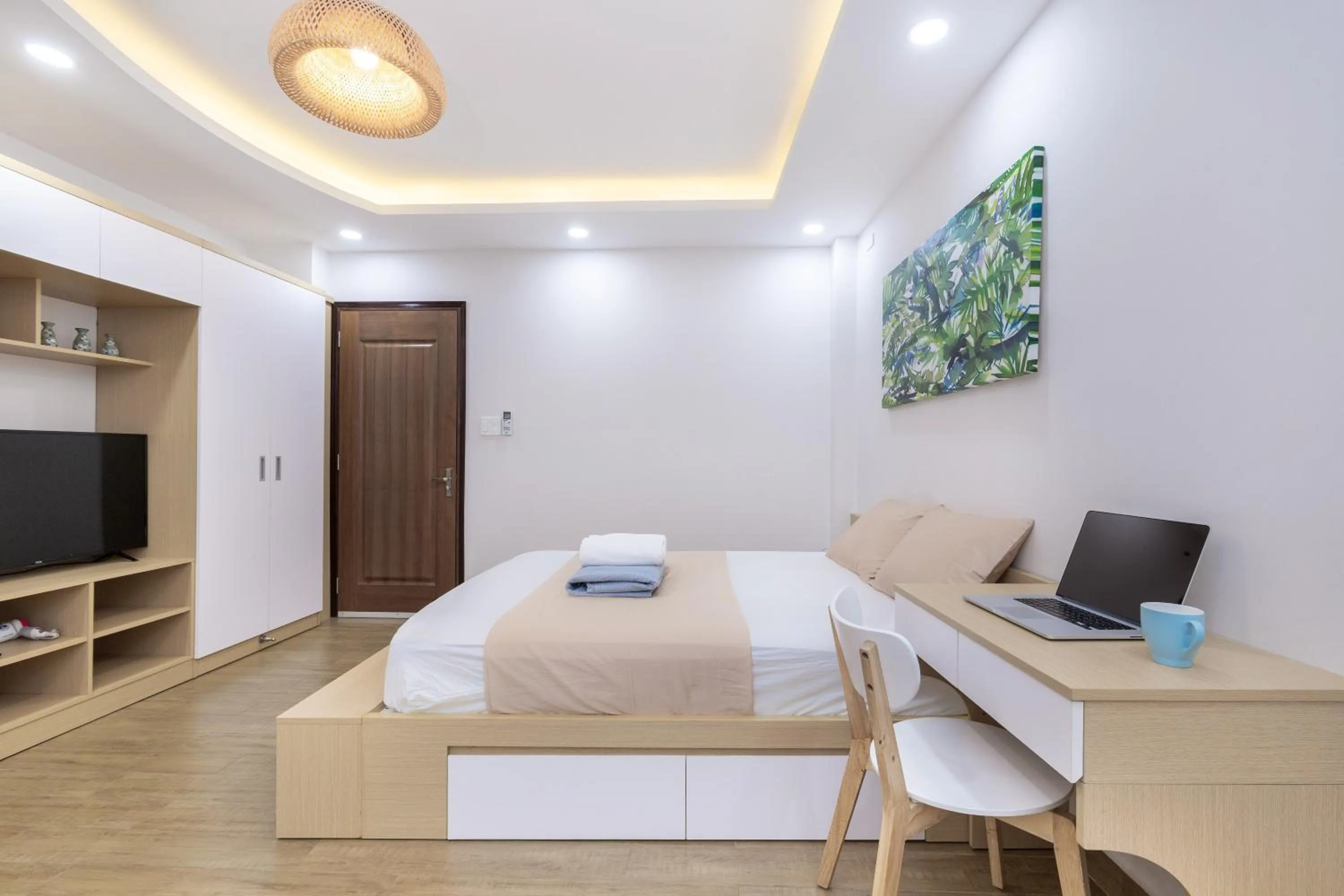 Photo of the whole room, Bed in Cozrum Homes - Yoga Corner