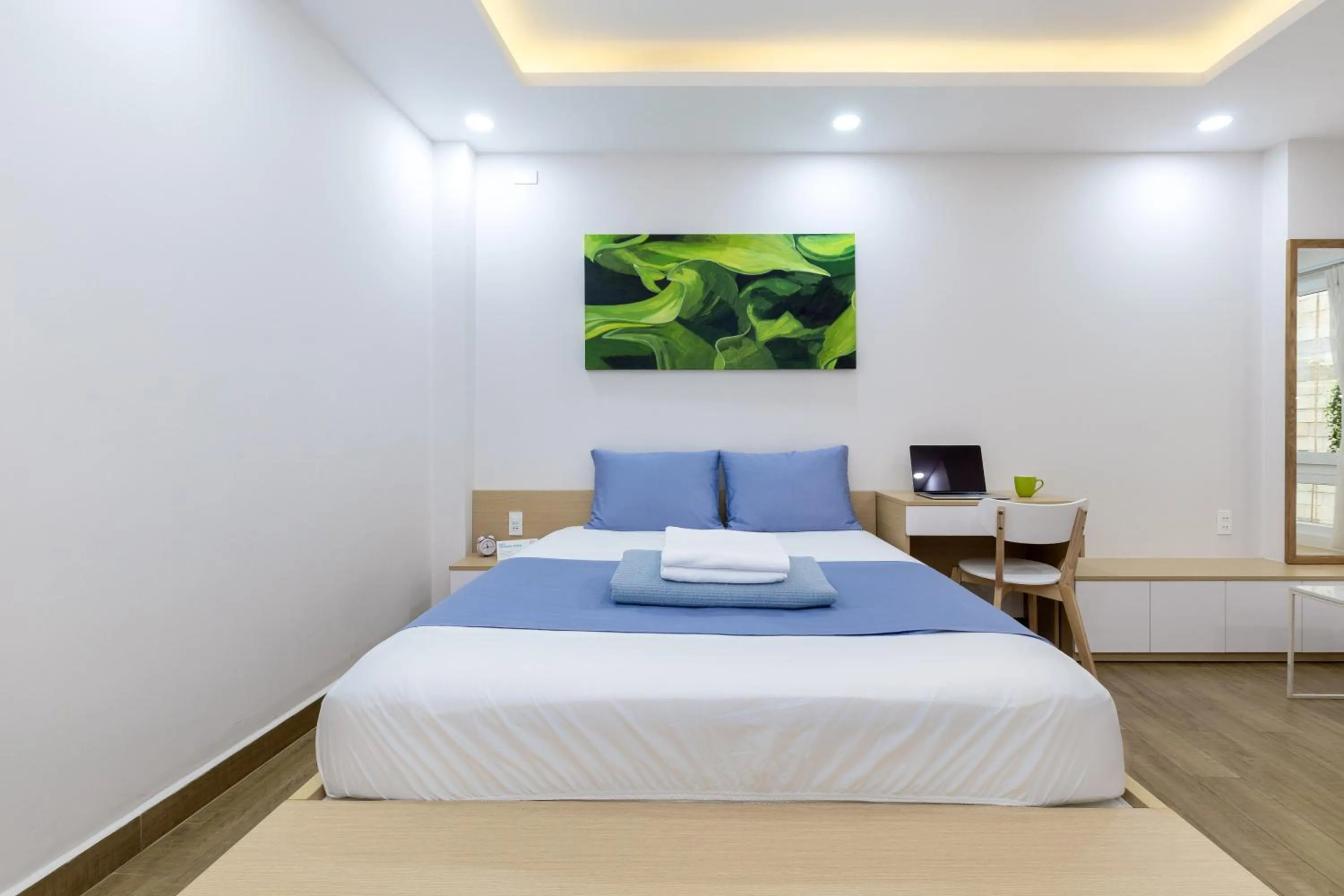 Bed in Cozrum Homes - Yoga Corner